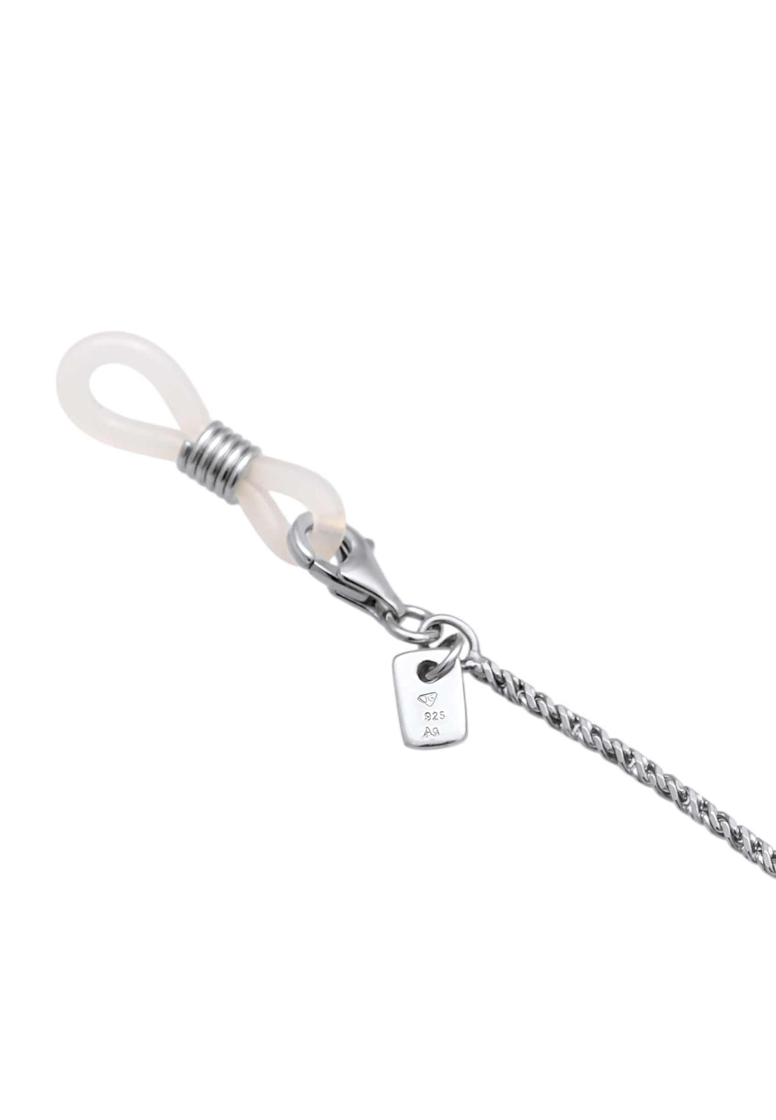 Kuzzoi Schmuckset »Schmuckzubehör Brillenkette Figaro Gliederkette 925 Sterling Silber«