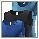 royalblau, schwarz, petrol