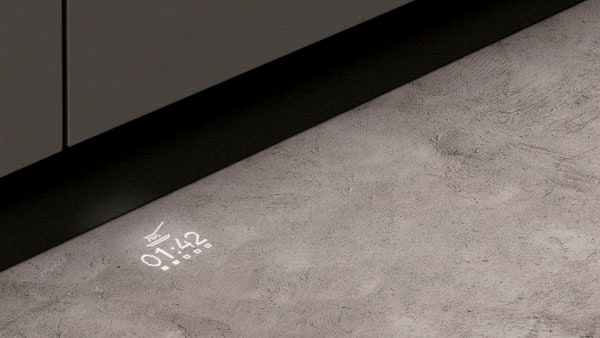 NEFF vollintegrierbarer Geschirrspüler N 50 »S855EKX14E«, 9 Maßgedecke, Time Light: auf den Boden projizierte Restlaufzeit