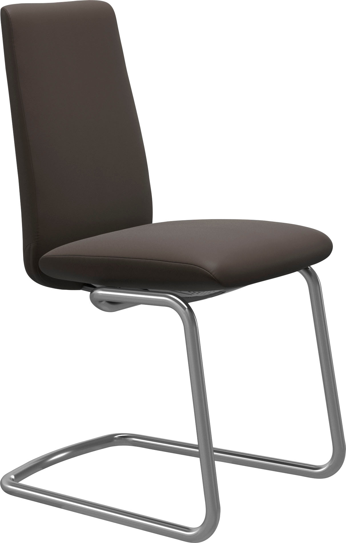 Stressless® Polsterstuhl »Laurel«, Leder BATICK, Low Back, Größe M, mit Beinen aus Stahl in Chrom glänzend