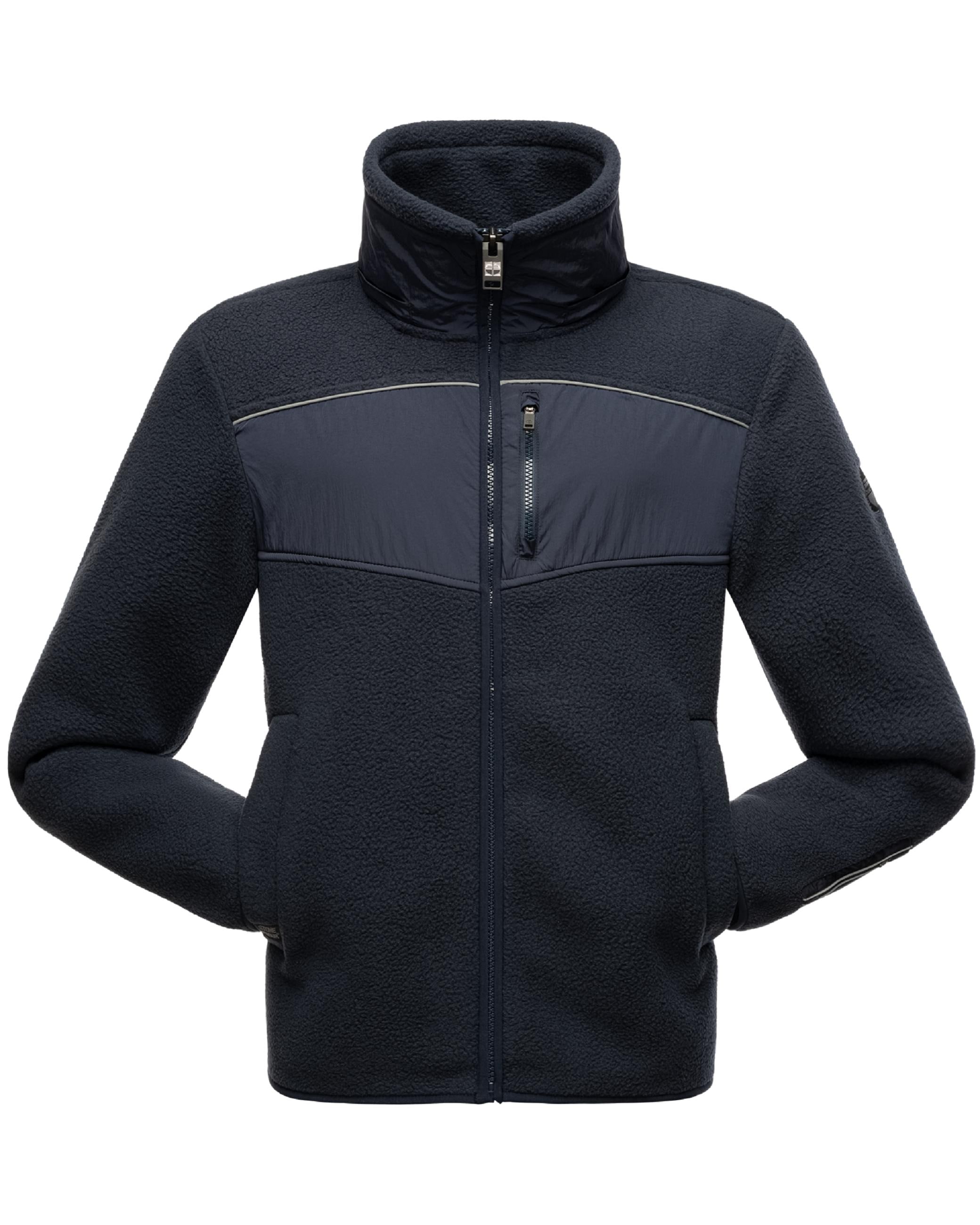 Stone Harbour Sweatjacke »Fleecejacke Illian«, Sportliche Herren Fleece-Outdoorjacke mit Kapuze