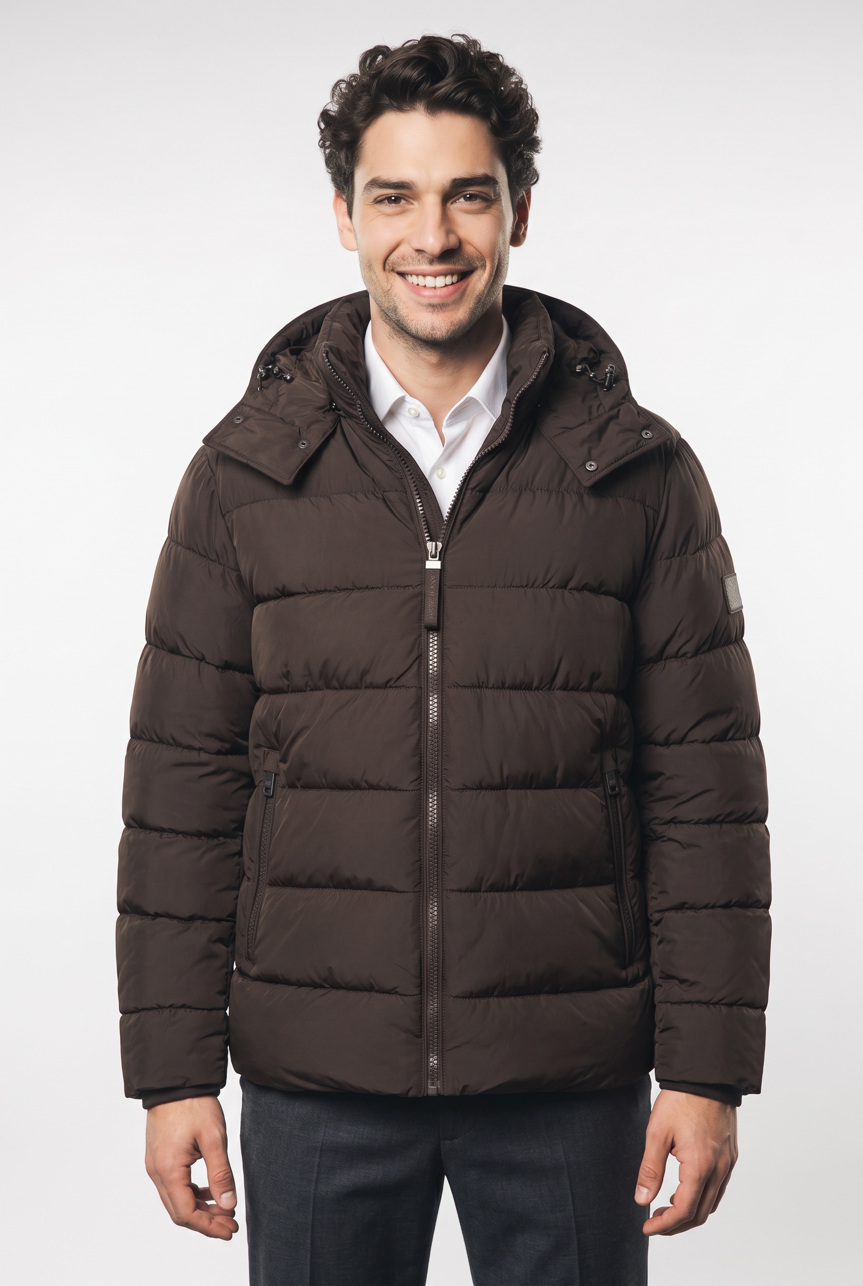 Joop Jeans Steppjacke »Joshas« mit Kapuze