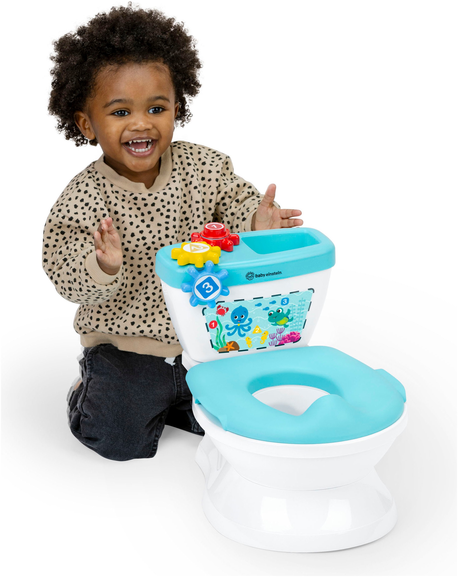 Baby Einstein Toilettentrainer »Geared for Success™ 2-in-1 Potty Training System«, mit Sound