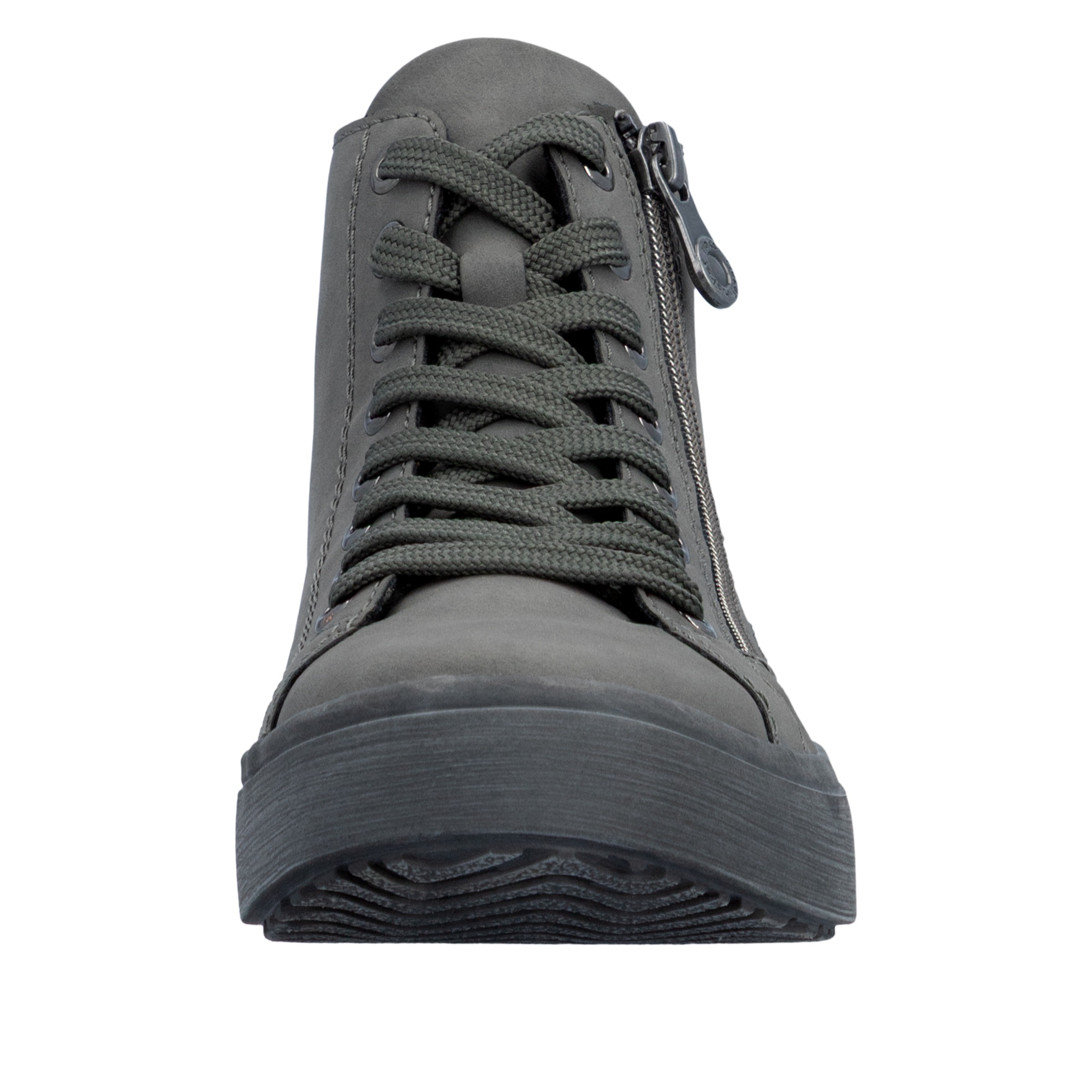 Rieker Schnürboots  High Top-Sneaker, Herbstschuh mit dezenten Ziernähten