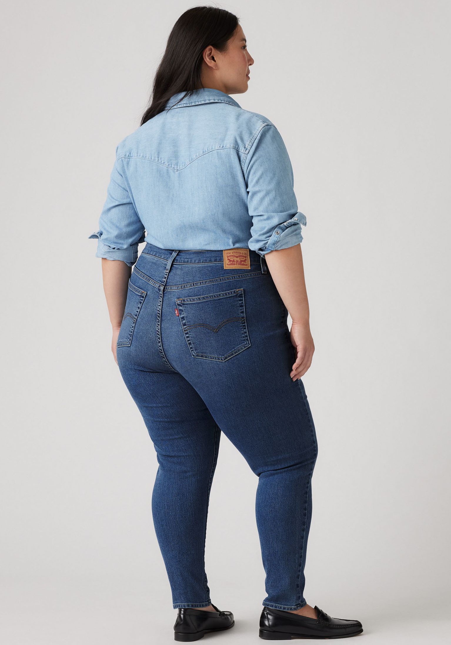 Levi's® Plus Skinny-fit-Jeans »721 PL HI RISE SKINNY«, sehr figurbetonter Schnitt