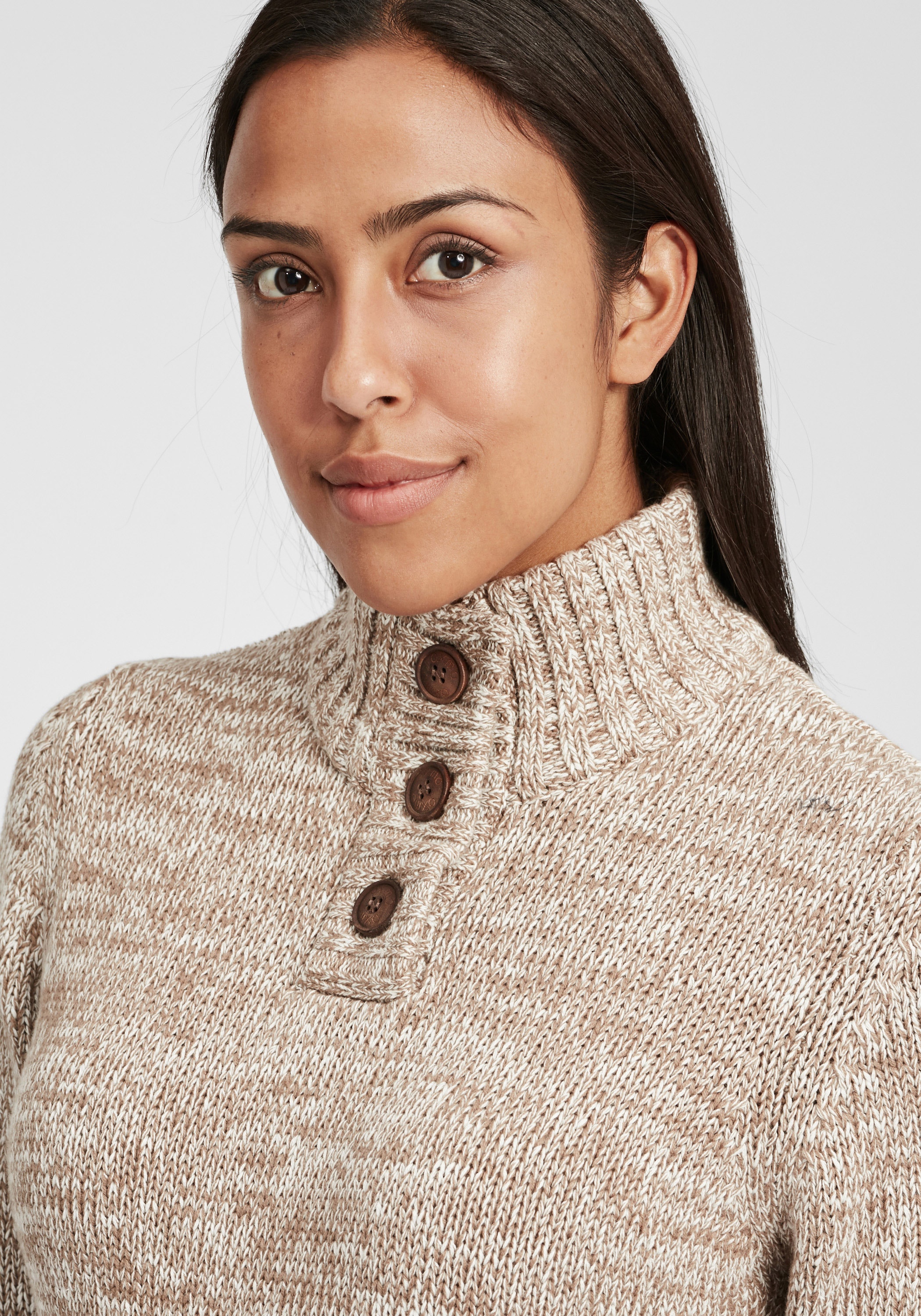 OXMO Strickfleece-Pullover »Strickpullover OXPhiklicita«