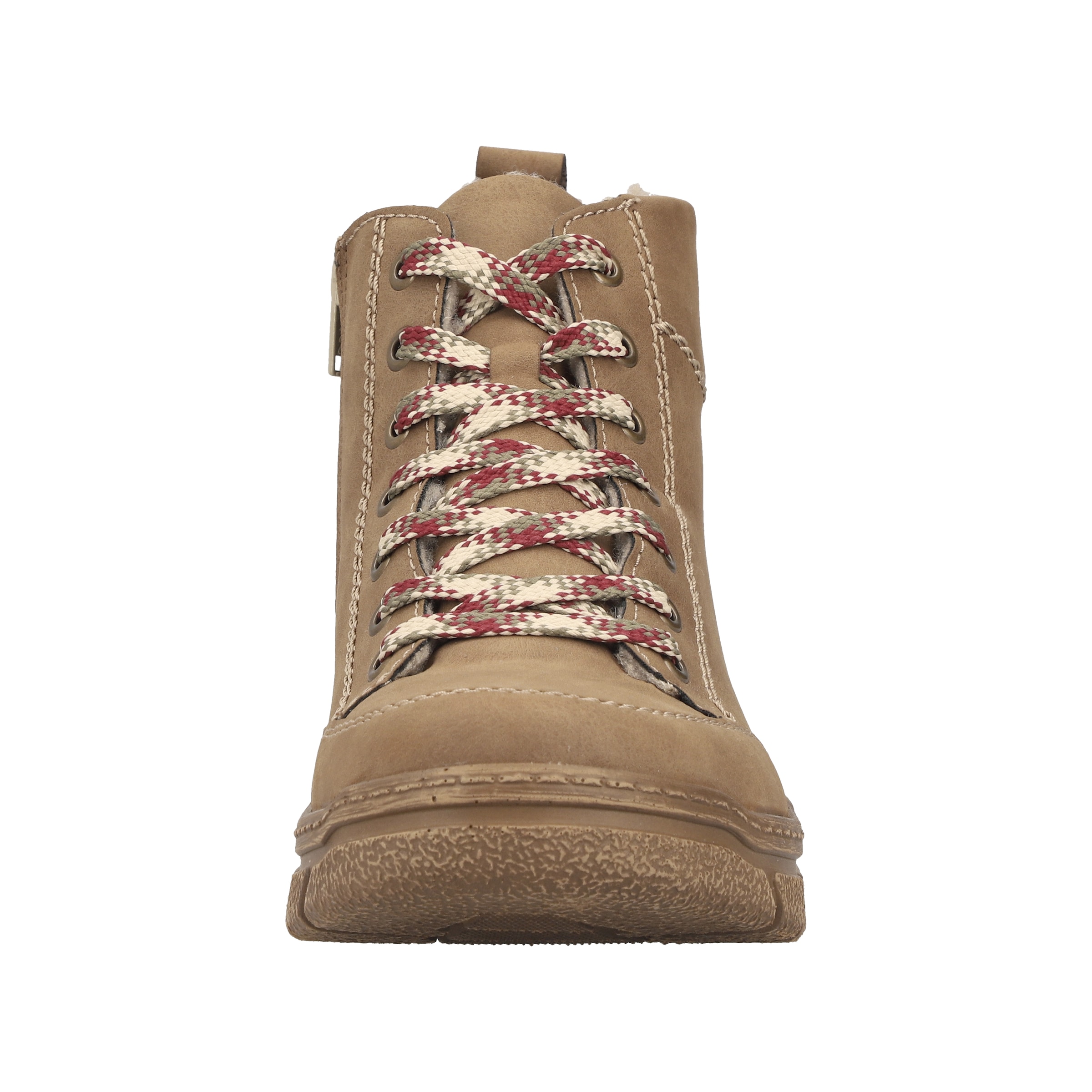 Rieker Winterboots  Schnürboots, Schnürstiefelette mit Warmfutter und Ziersteppung