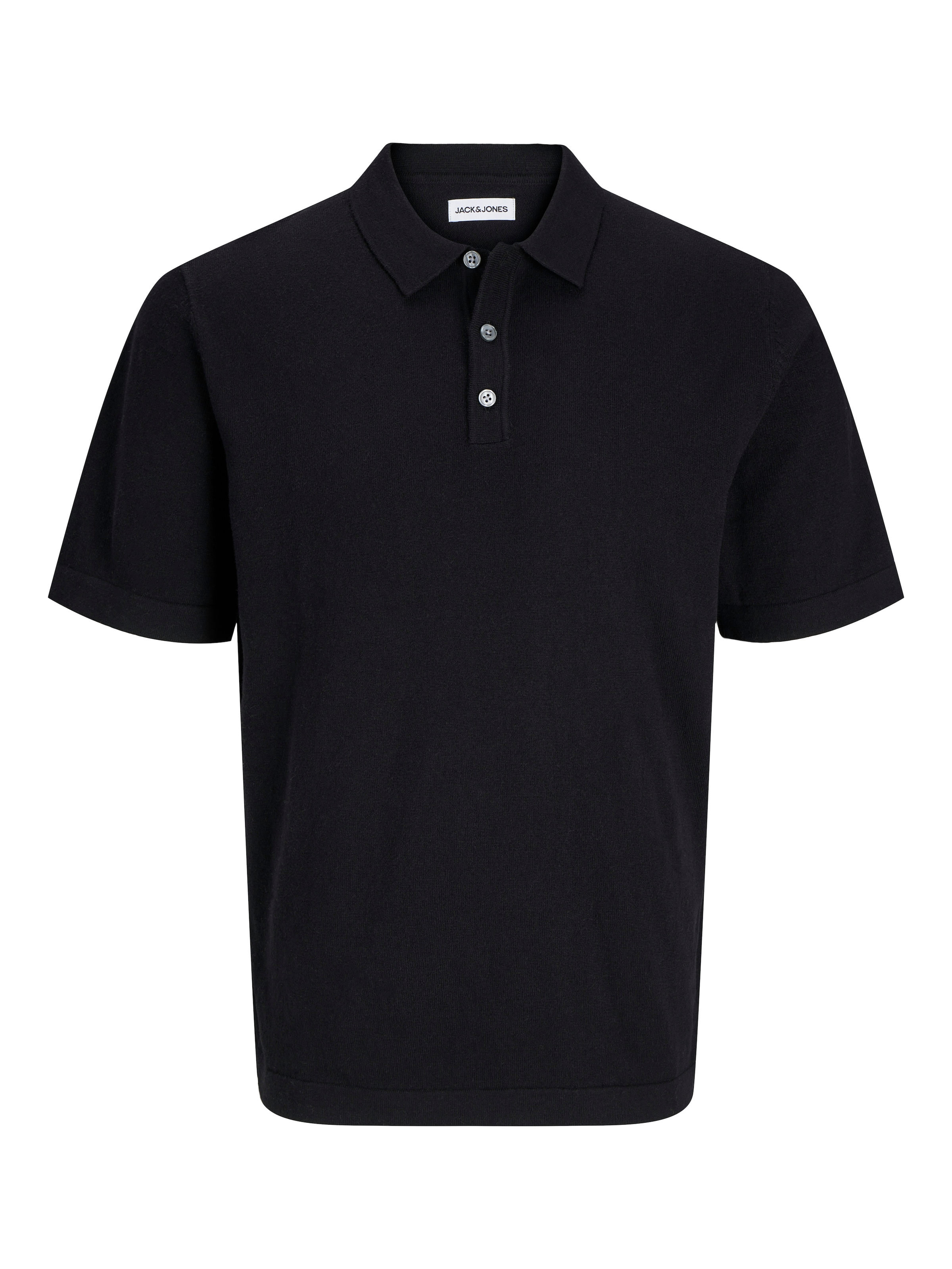 Jack & Jones Kurzarmpullover »JJEEMIL KNIT RELAXED POLO SS SN«, mit Polo Kragen