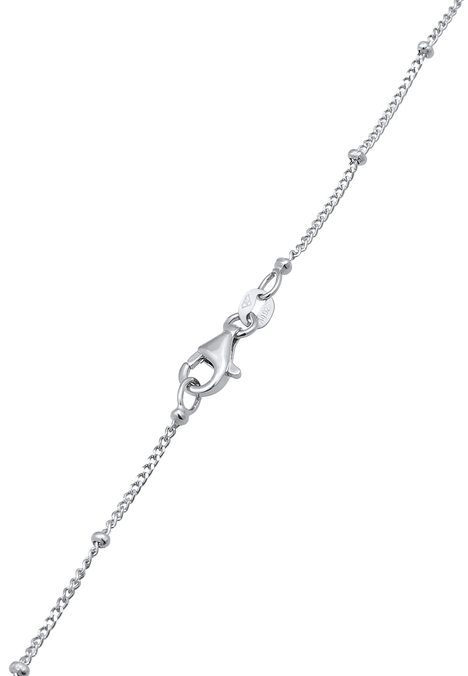 Elli Lange Kette »Halskette Kreis Twisted Kugelkette 925 Silber«