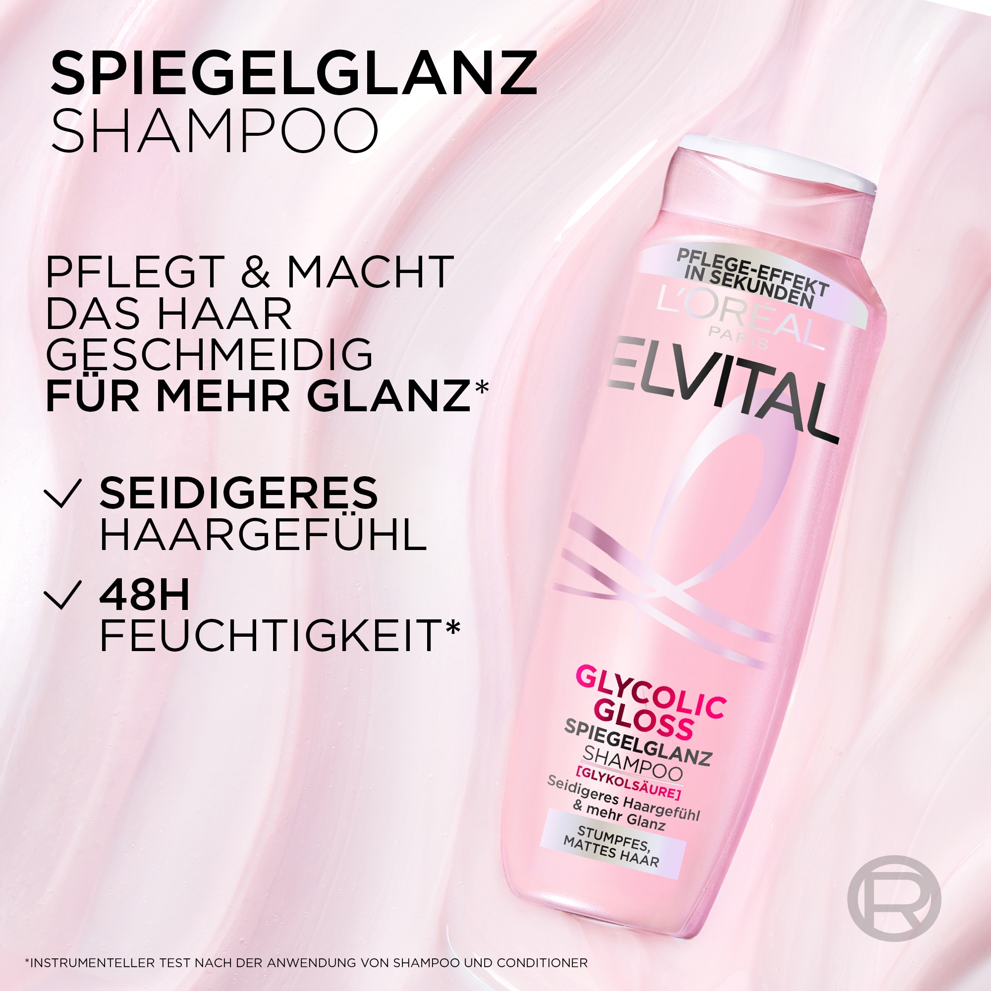 L'ORÉAL PARIS Haarshampoo »L'Oréal Paris Elvital Glycolic Gloss Shampoo 6er Packung«