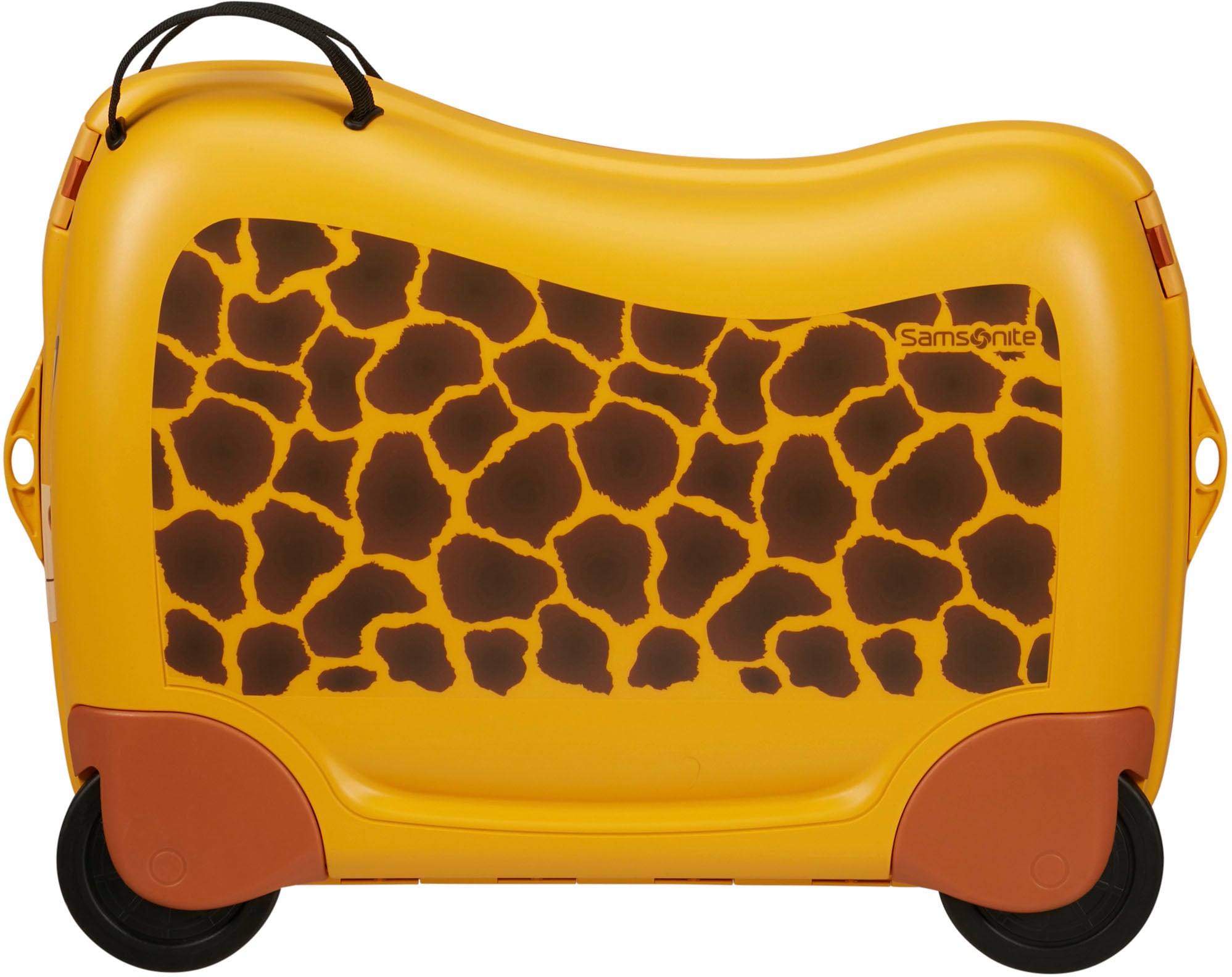 Samsonite Kinderkoffer »Dream2Go Ride-on Trolley, Giraffe«, 4 St. Rollen, Kinderreisekoffer Handgepäck zum sitzen und ziehen