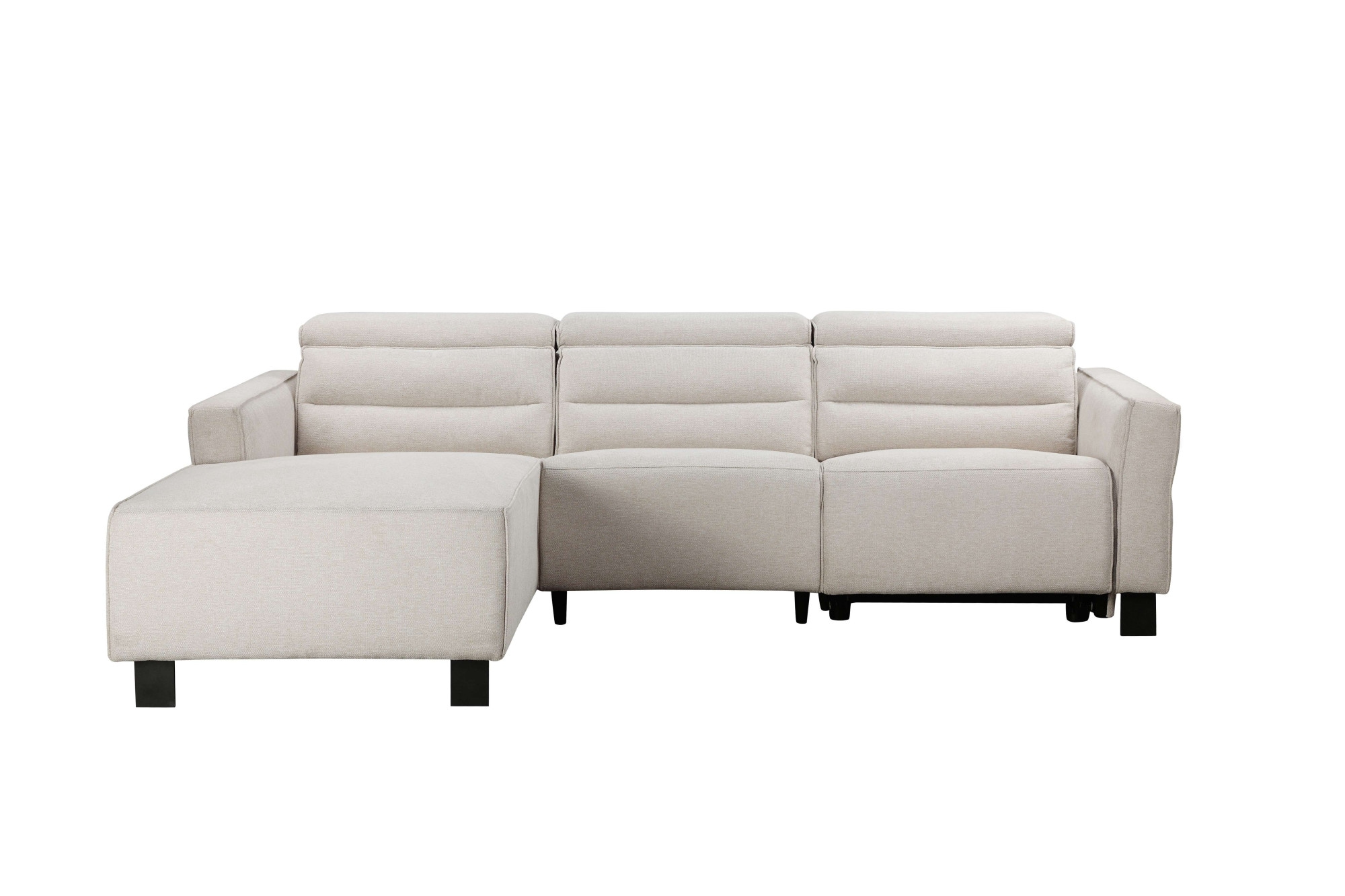 Places of Style Ecksofa »Carpari, L-Form, 263 cm, manuelle o. elektrische Relaxfunktion,«, USB A/C und Kopfteilverstellung