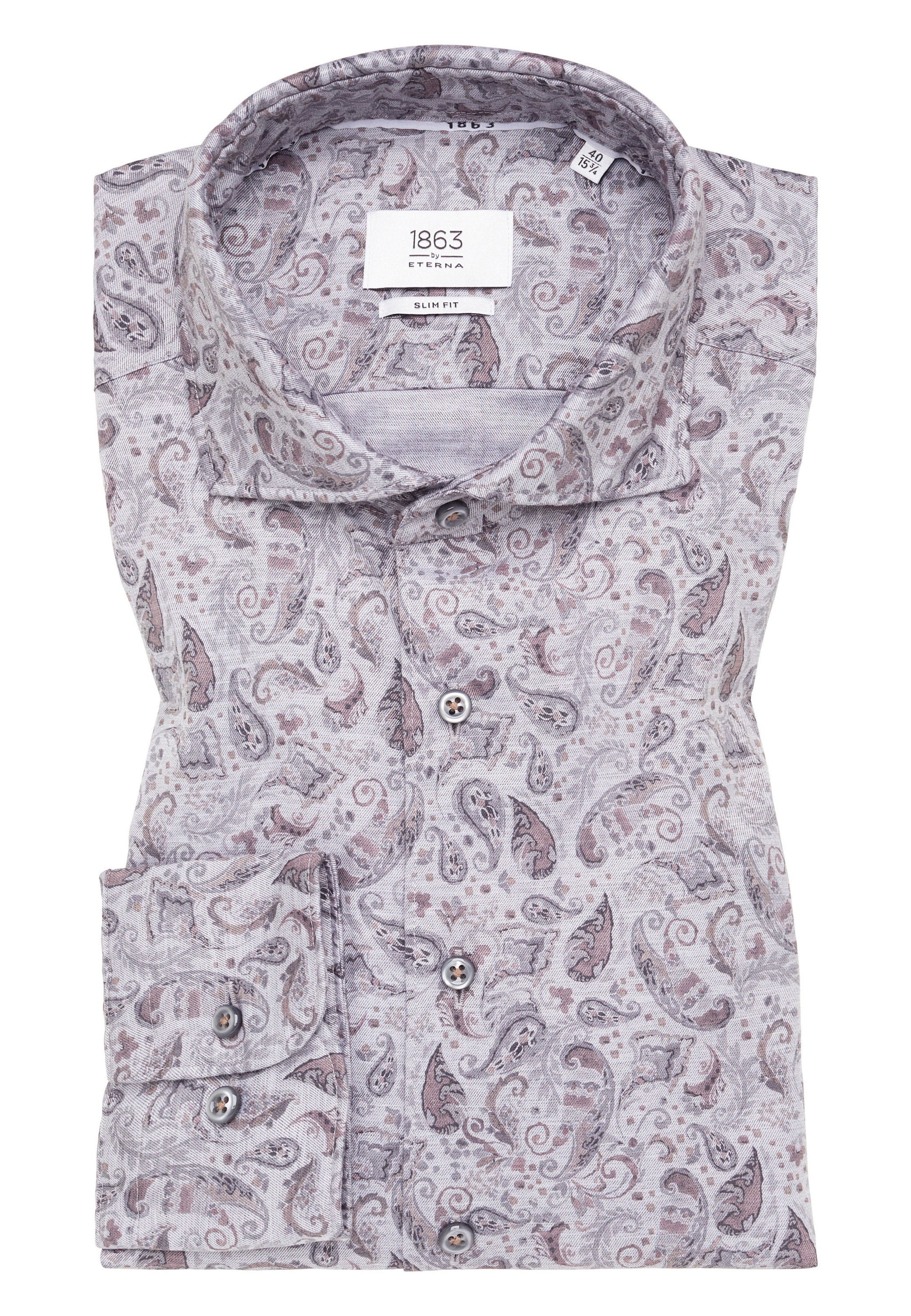 Eterna Langarmhemd »SLIM FIT«, EASY IRON (bügelleicht)