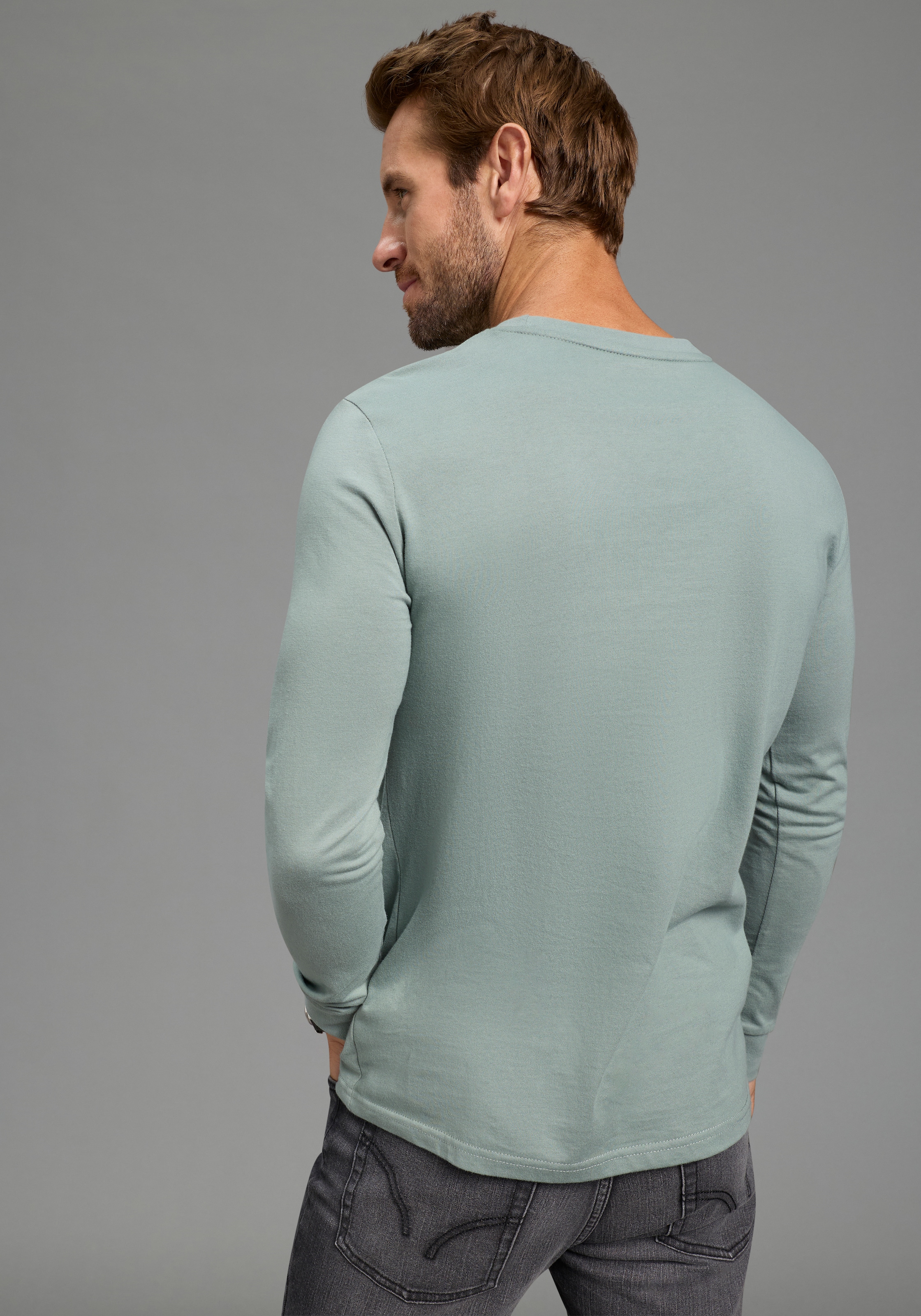 Man's World Rundhalsshirt »Neue Kollektion!« mit Print