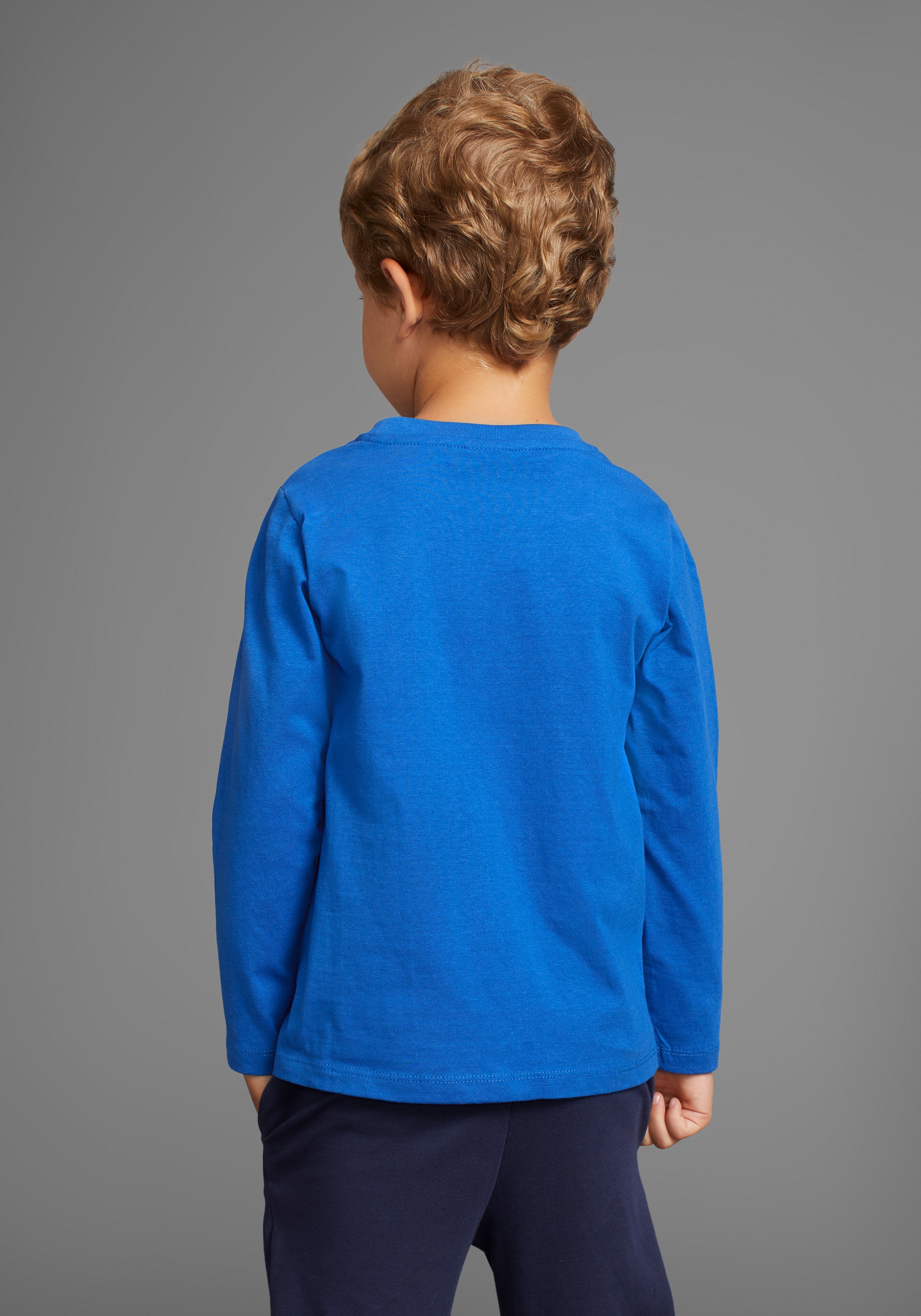 KIDSWORLD Langarmshirt »Bagger«, Baufahrzeuge für kleine Jungs