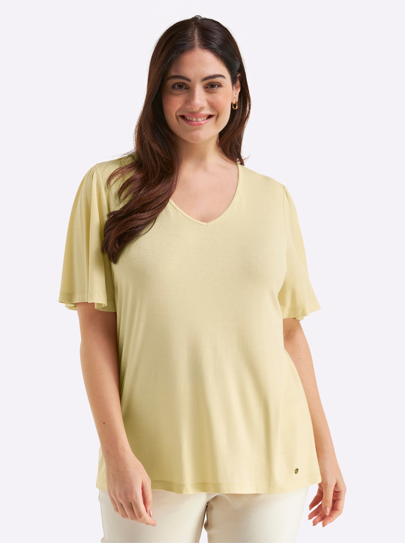 Sheego T-Shirt »Kurzarm-Shirt« 1