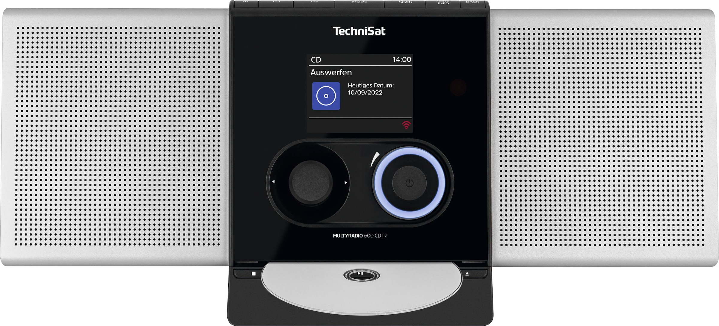 TechniSat Radio »MULTYRADIO 600 CD IR«, (Bluetooth-WLAN Internetradio-Digitalradio (DAB+)-UKW mit RDS 40 W)