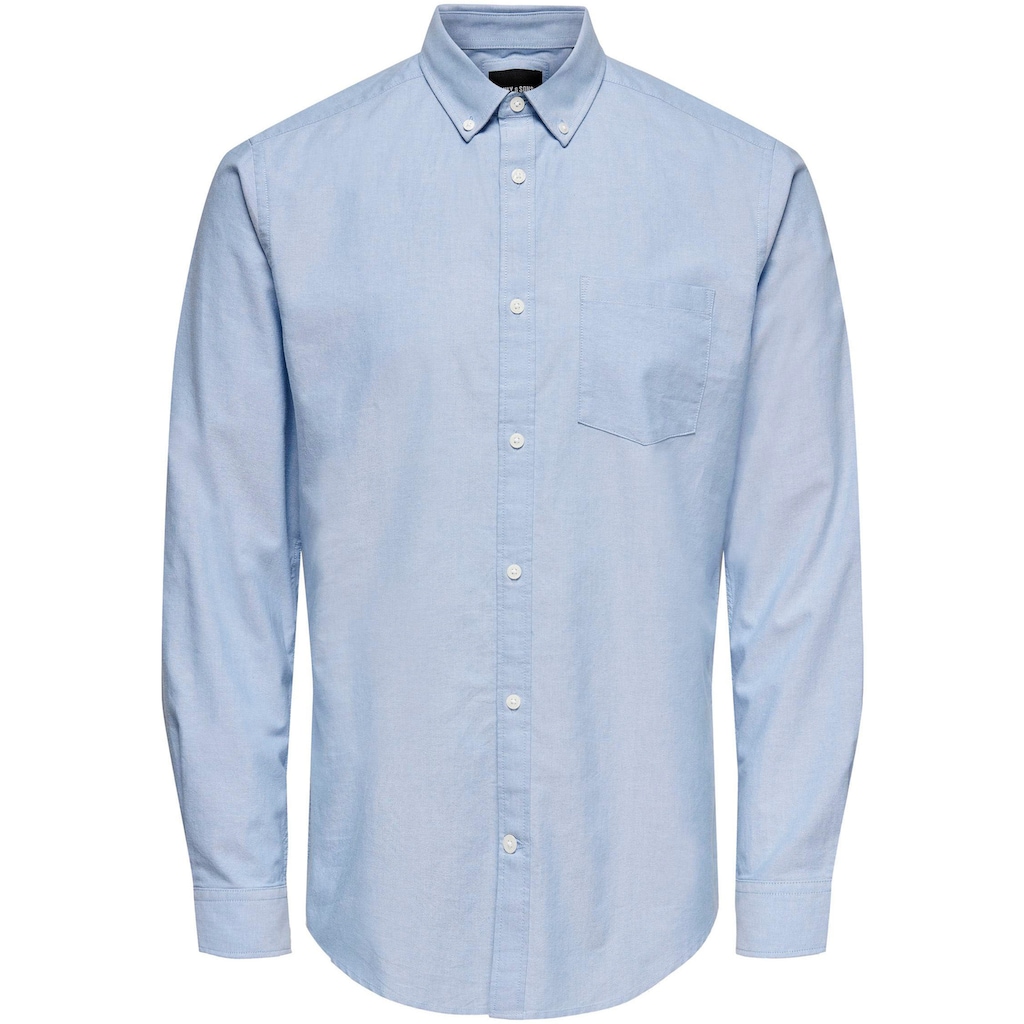 ONLY & SONS Langarmhemd »NEIL LIFE ORGANIC OXFORD SHIRT«