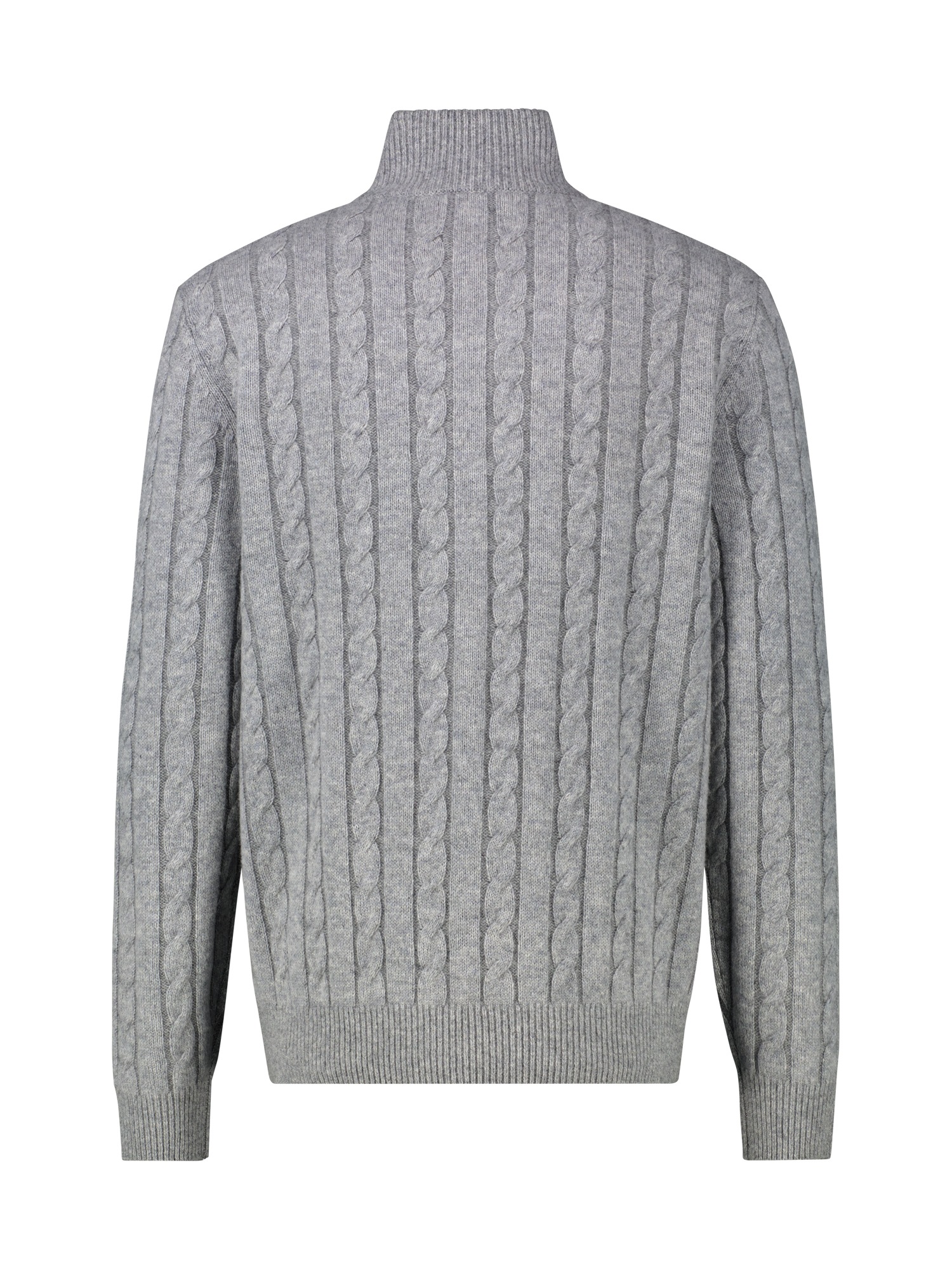 LERROS Strickpullover »Troyer mit Zopfmuster - Klassik trifft Coolness«