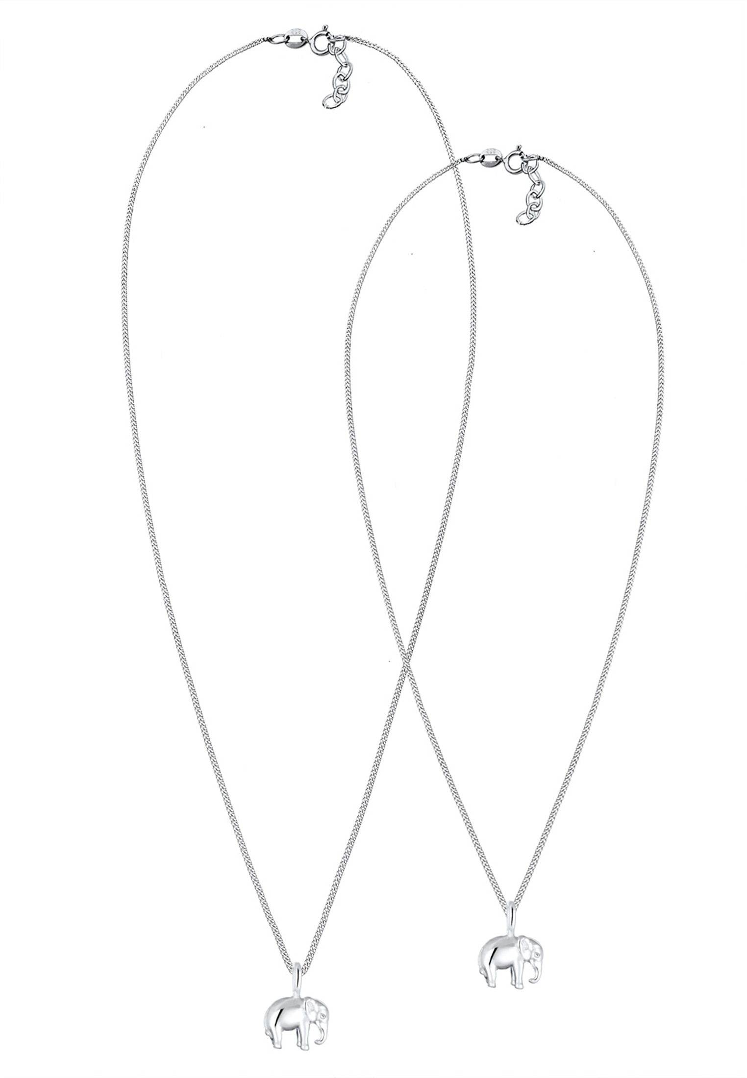 Elli Ketten-Set »Halskette Mutter Kind Elefant 925 Sterling Silver«