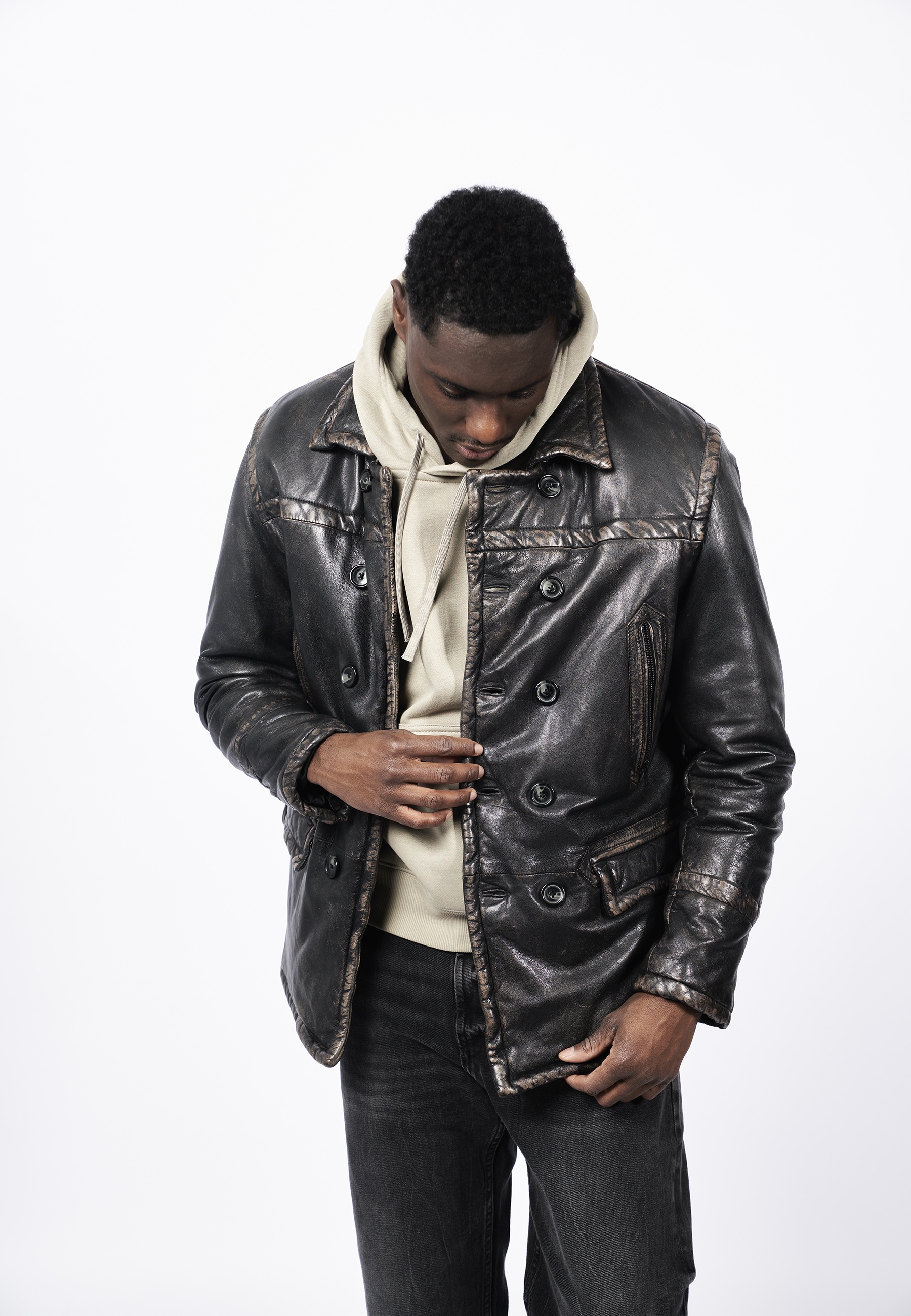 Freaky Nation Lederjacke »Bulles Eye-FN«