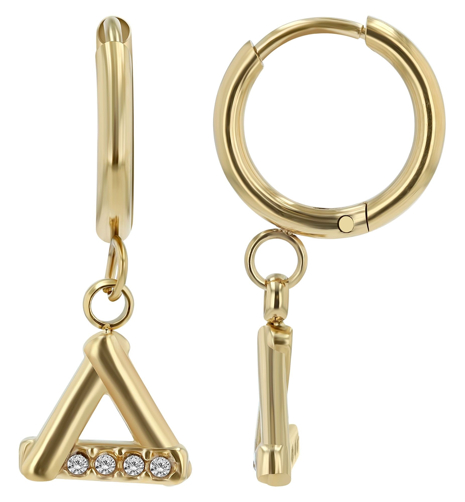 Adelia´s Kettenanhänger »Damen Anhänger aus Edelstahl mit Strass Steinchen«