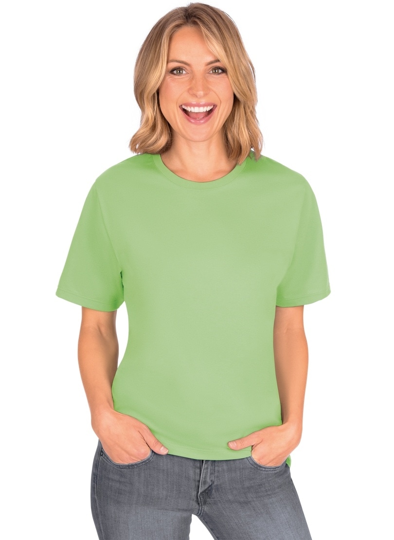 Trigema T-Shirt »TRIGEMA T-Shirt im bestellen DELUXE Baumwolle« Online Shop OTTO