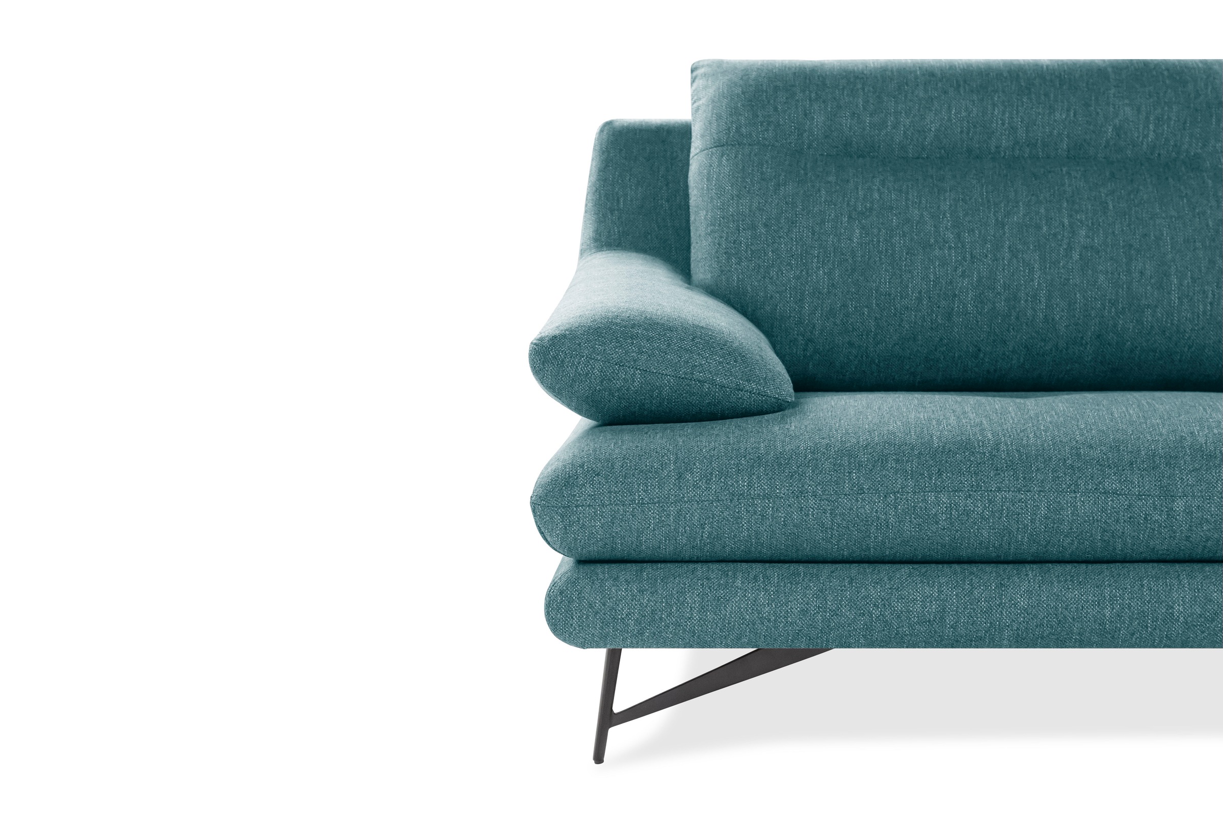 CALIA ITALIA 3-Sitzer »Cezanne modern, elegant und bequem, aufwendige Detailverarbeitung«, wahlweise mit Sitztiefenverstellung