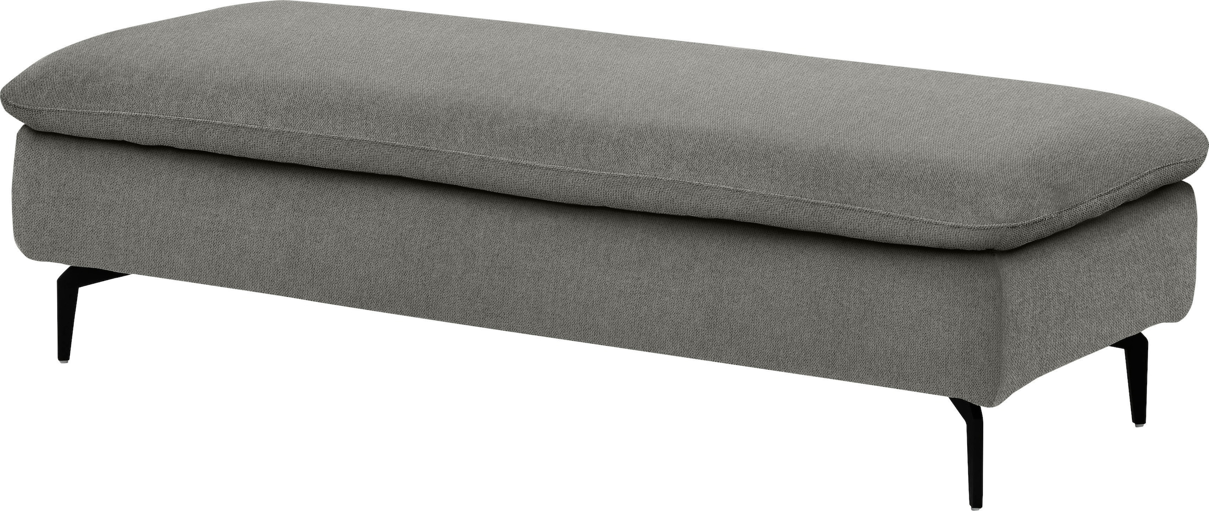 W.SCHILLIG Ecksofa »valentinoo, Designsofa, bequem, elegant und zeitlos, L-Form«, (Set), inklusive Hocker, mit Sitztiefenverstellung, Breite 299 cm