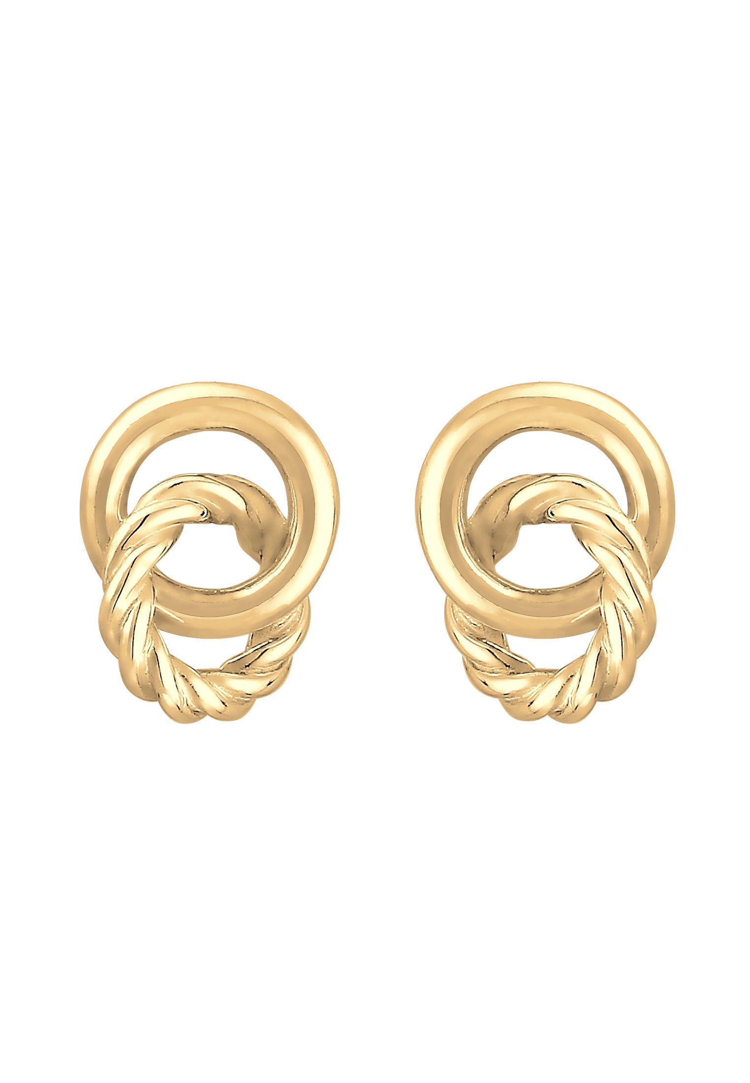Elli Paar Ohrstecker »Ohrringe Ohrstecker Kreis Knoten 925 Sterling Silber«