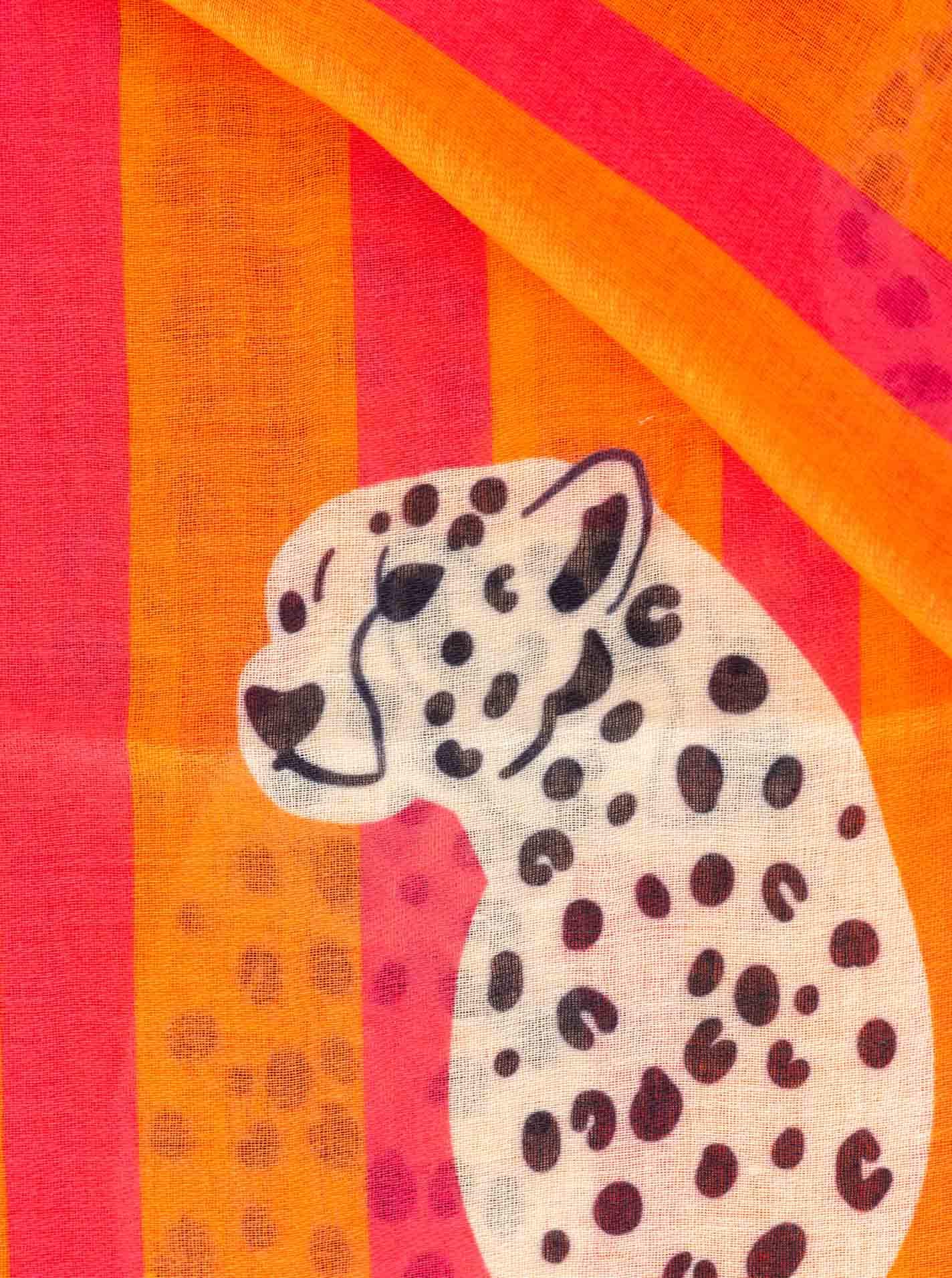 Zwillingsherz Schal »"Leopard"« 1 Stk. Leoparden Muster, leichter Stoff