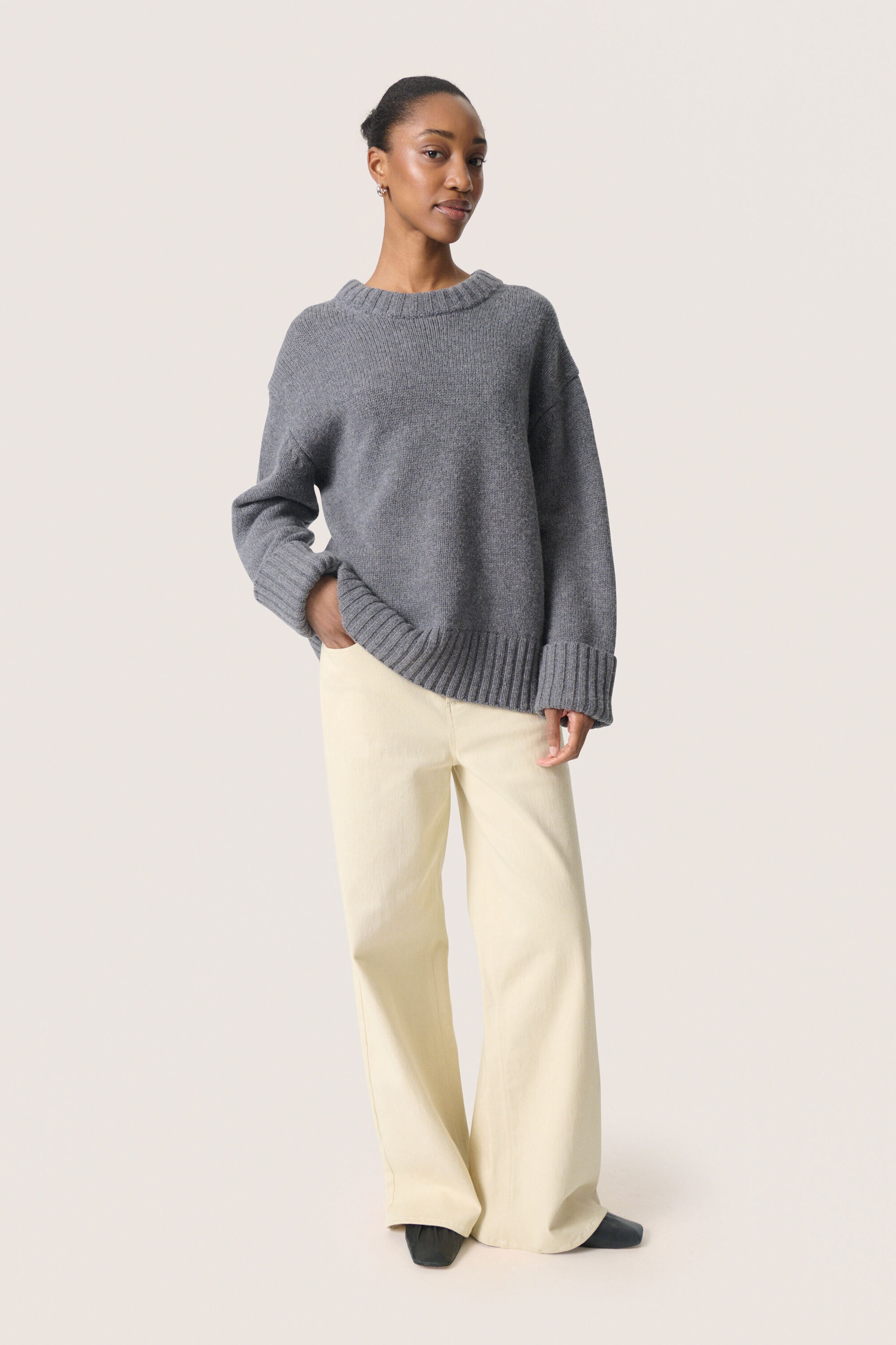 SOAKED IN LUXURY Strickpullover »Damen Strickpullover SLMoline«