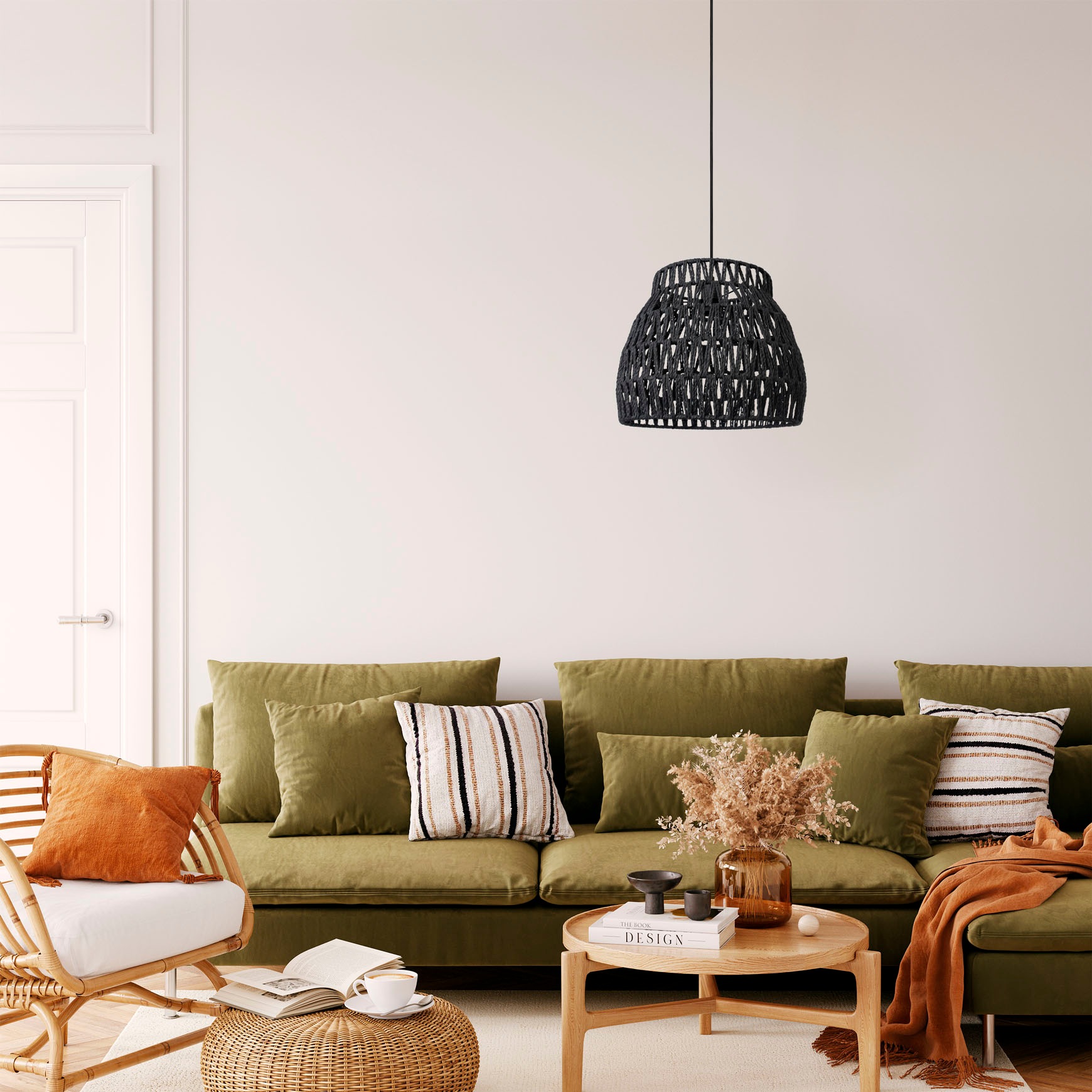Paco Home Pendelleuchte »HUGO PD1«, 1 flammig, Leuchtmittel E27 | ohne Leuchtmittel