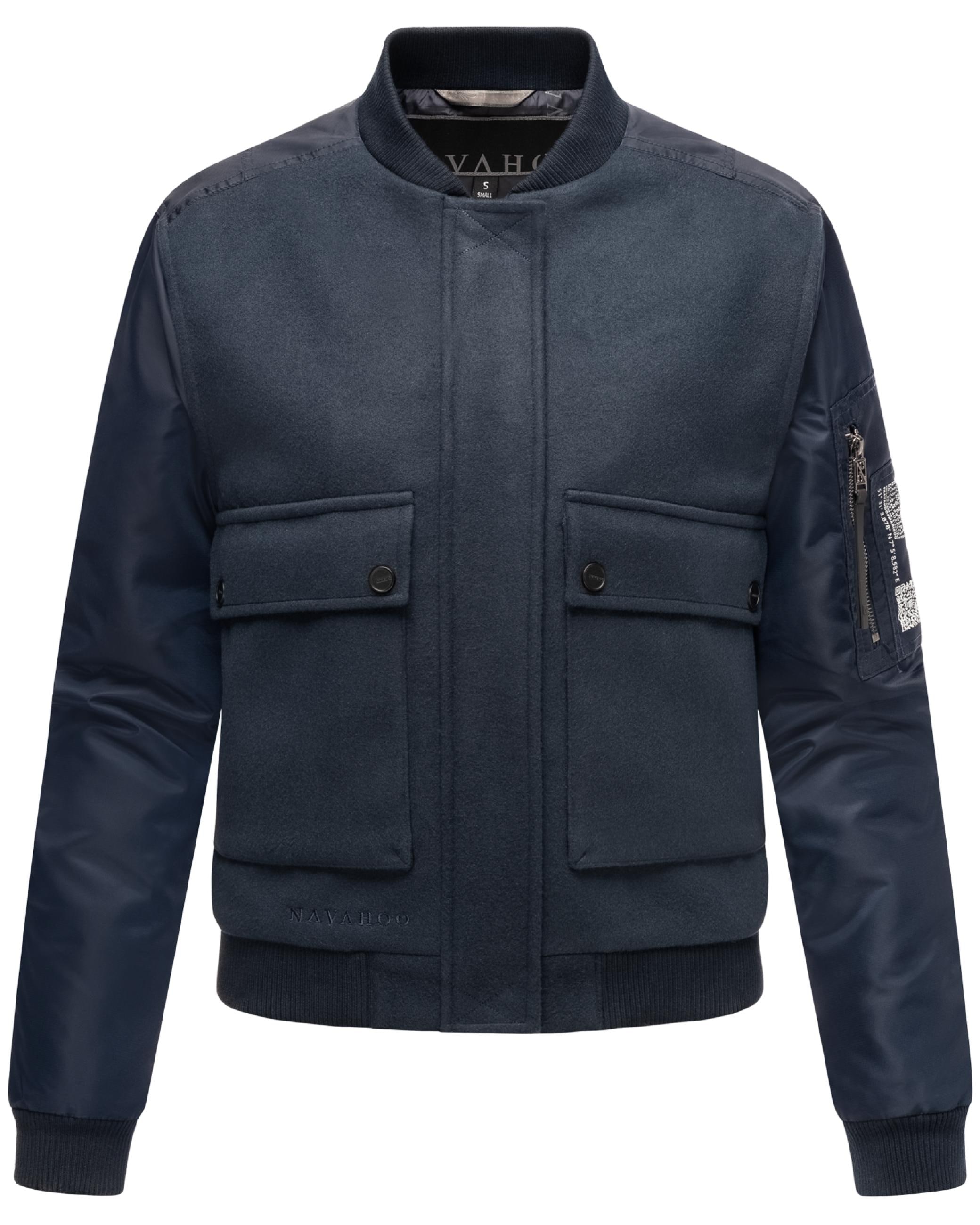 Navahoo Bomberjacke »Bomberjacke Willstehaben 14«, ohne Kapuze, angesagte Collegejacke mit...