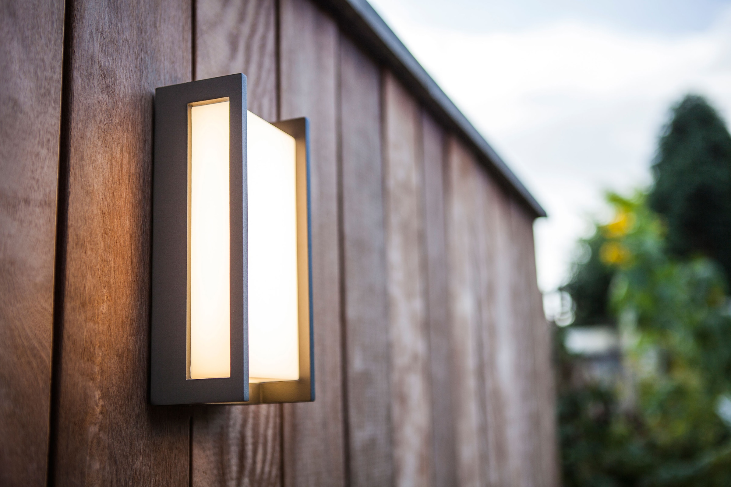 LUTEC LED Außen-Wandleuchte »Qubo«, Leuchtmittel LED-Modul | LED fest integriert