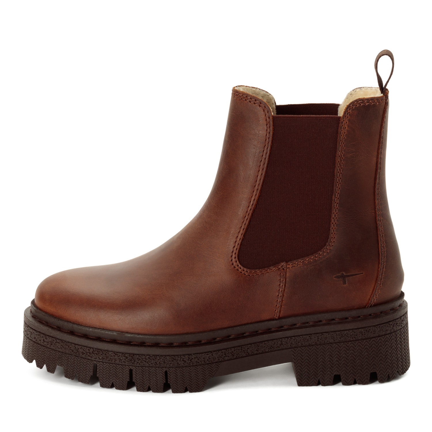 Tamaris Winterboots  Blockabsatz, Winterstiefelette mit Anziehlasche