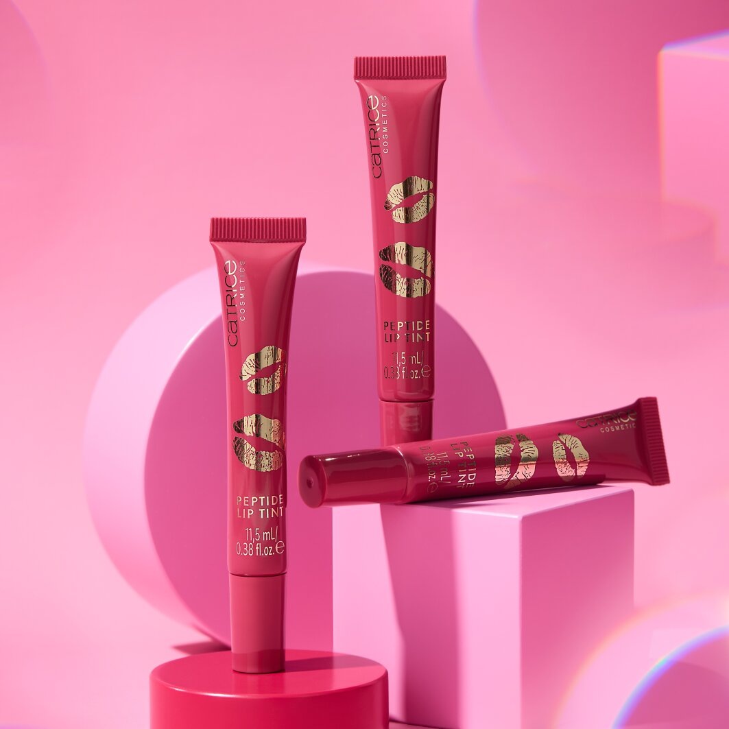 Catrice Lipgloss »KISS & GLOW Peptide Lip Tint«, (Set, 3 tlg.)