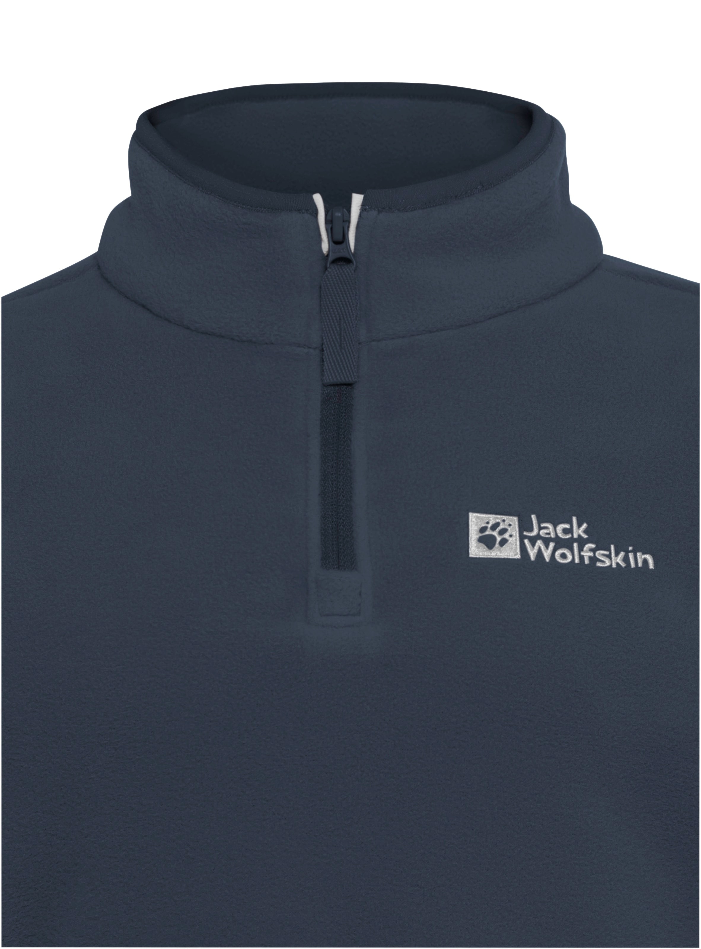 Jack Wolfskin Stehkragenpullover »TAUNUS HALFZIP K«, einfache Temperaturregulierung