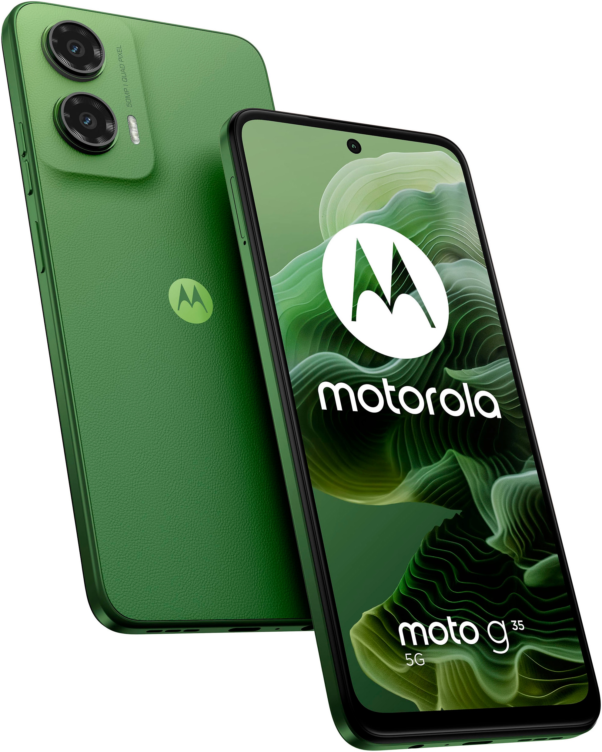 Motorola Smartphone »moto g35 5G«, Leaf Green, 128 GB Speicherplatz