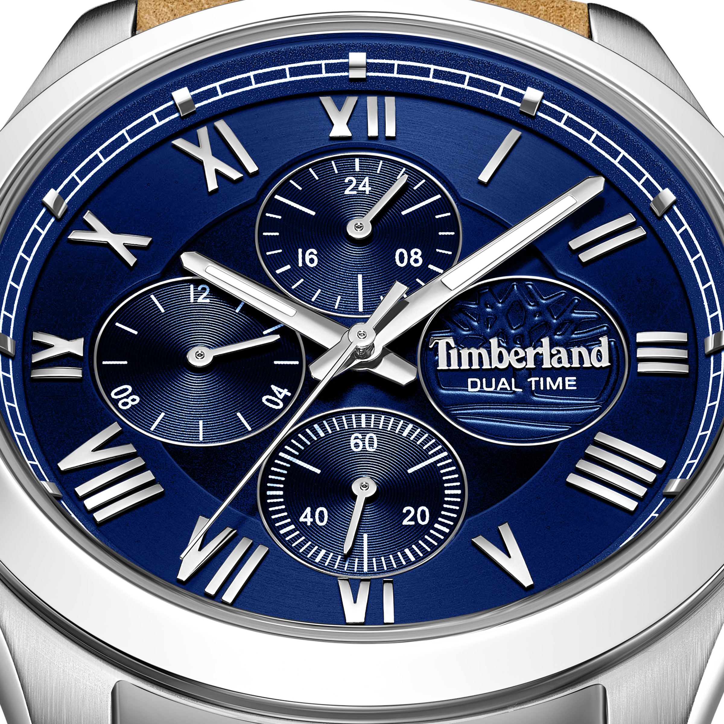 Timberland Multifunktionsuhr »ASHMONT« Quarzuhr, Armbanduhr, Herrenuhr, Lederarmband, analog, Tag
