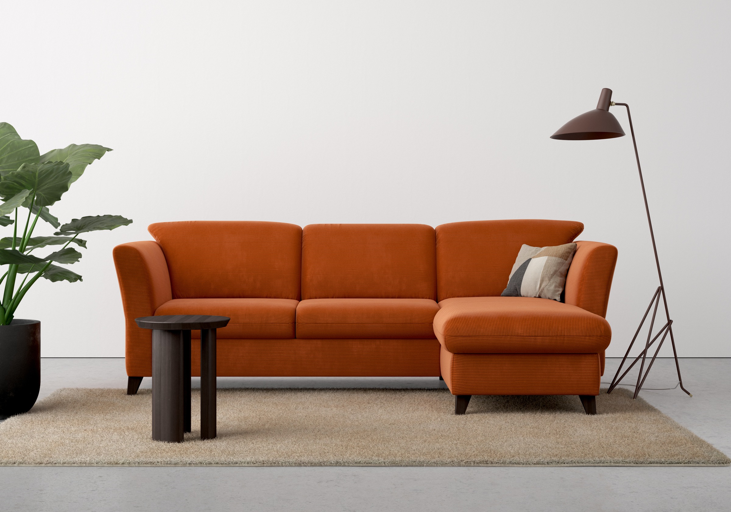 Home affaire Ecksofa »Trelleborg L-Form« wahlweise mit Bettfunktion und Bettkasten, inkl. Federkern-Polsterung