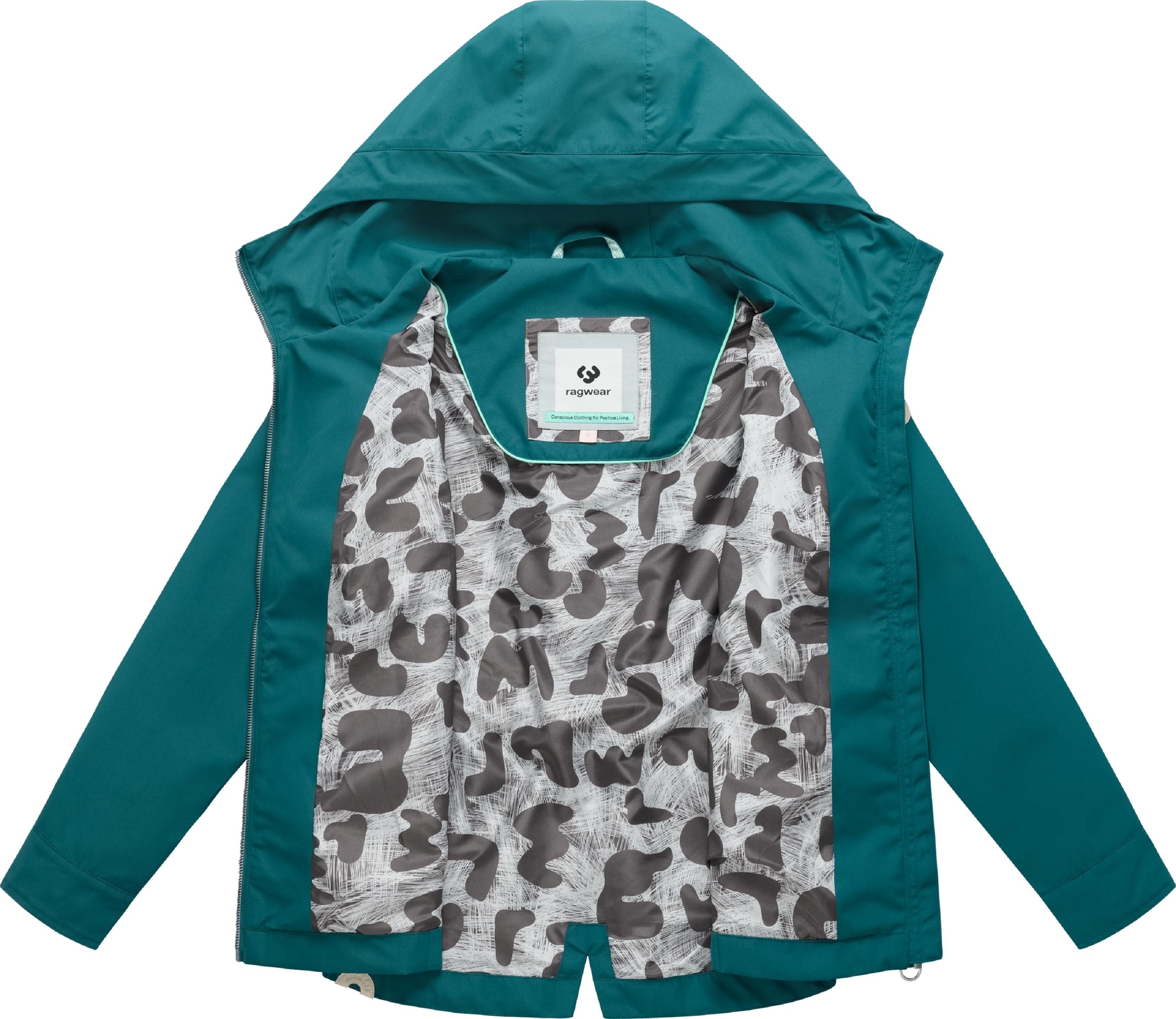 Ragwear Outdoorjacke »Outdoorjacke Monadde« mit Kapuze Wasserdichte Übergangsjacke mit Kapuze