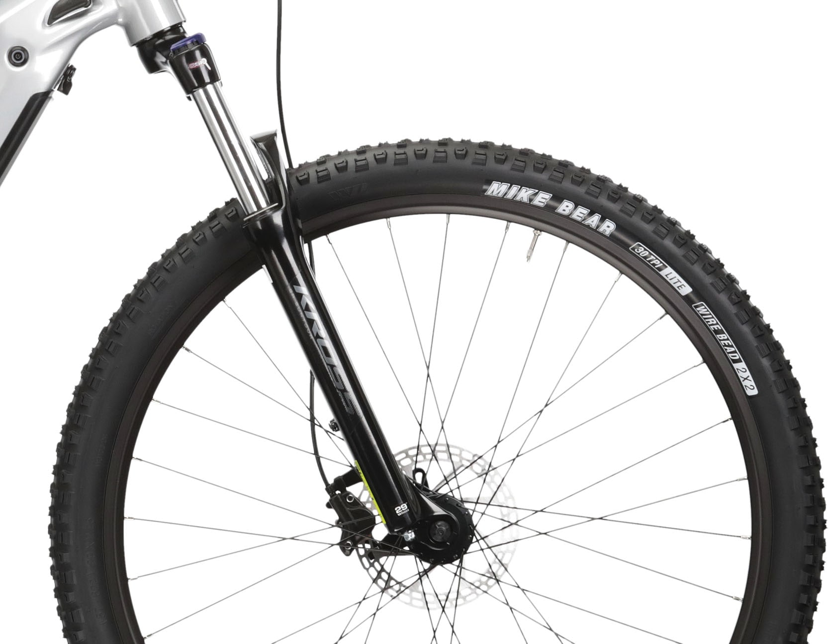 Kross E-Bike »E-MTB Hexagon Boost 3.0 29 Zoll silberfarben«, 8 Gang, microSHIFT, ACOLYTE M5185M, Mittelmotor 250 W, Pedelec, Elektrofahrrad für Damen und Herren