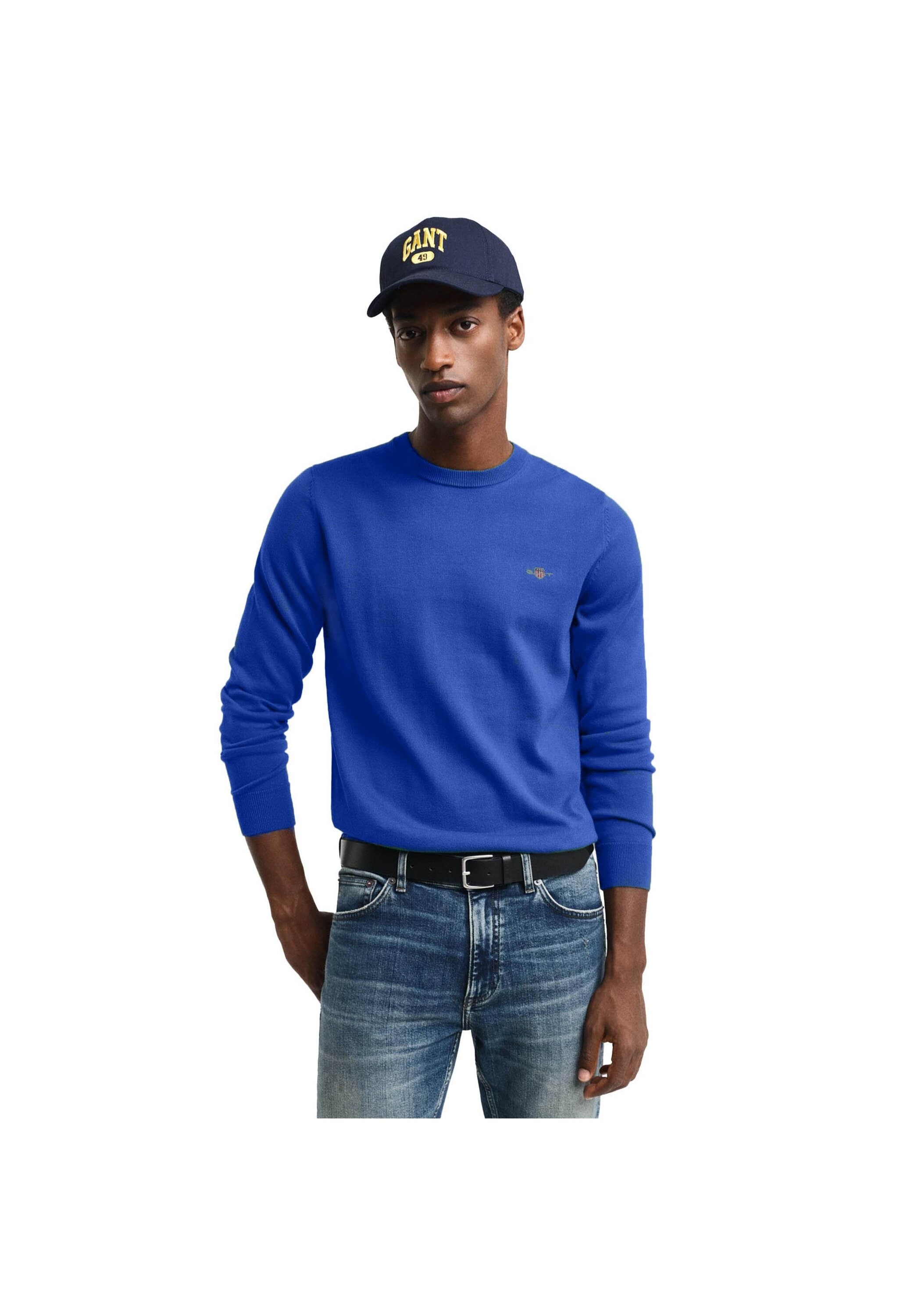 Gant Sweater »Strickpullover CLASSIC COTTON C-NECK«
