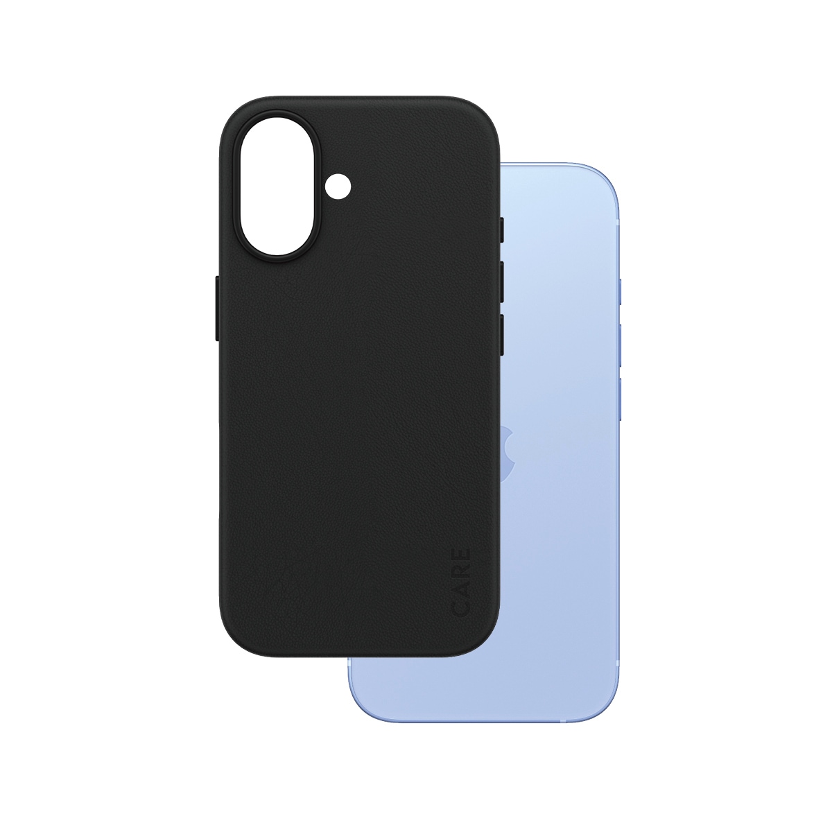 CARE by PanzerGlass Handyhülle »MagSafe Compatible Vegan Lux Leather Case für iPhone 16«, iPhone 16, Backcover, Schutzhülle, Handyschutzhülle, Case, Schutzcase, stoßfest