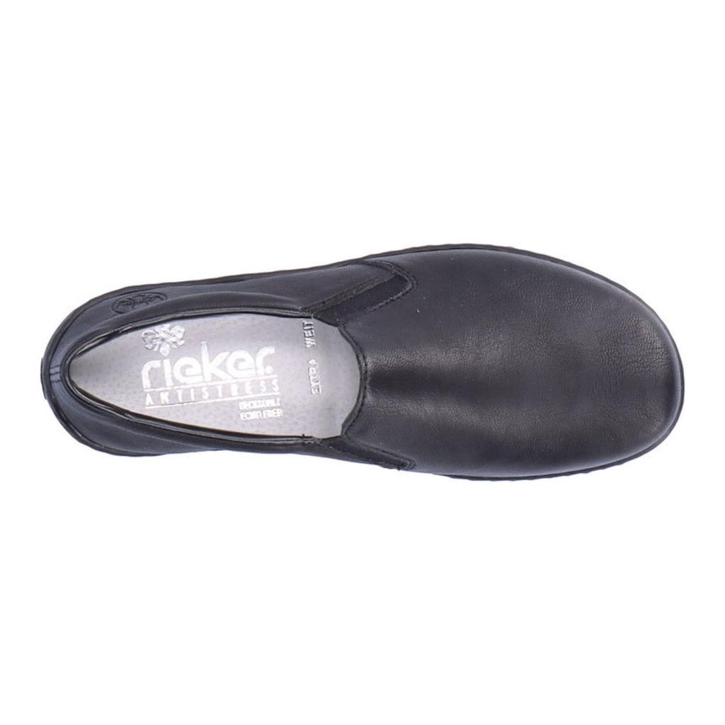 Rieker Slipper, Alltagsschuh, Schlupfschuh, Freizeitschuh mit beidseitigem Stretch