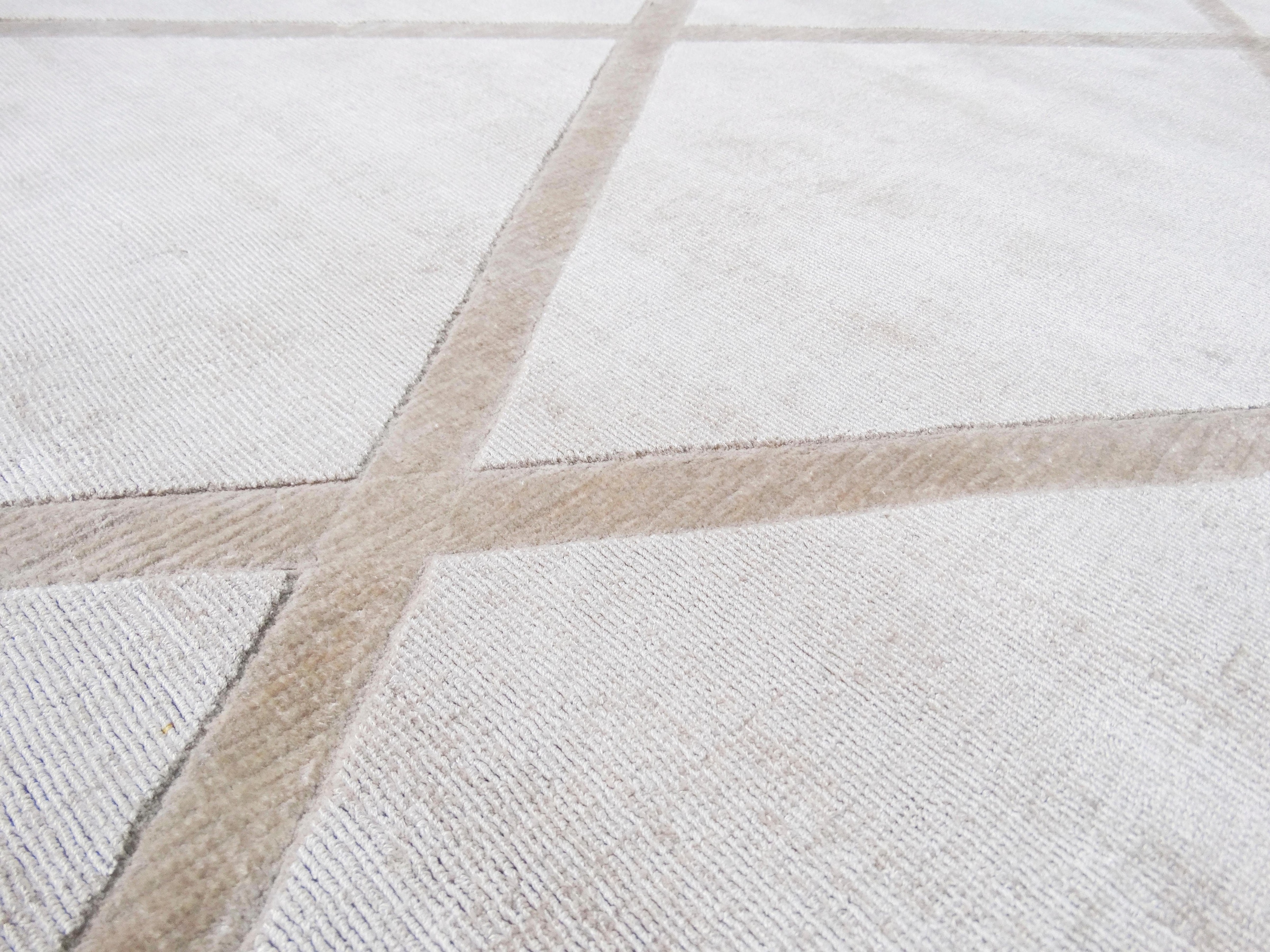 my home Teppich »Blerina« rechteckig 13 mm Höhe elegant glänzender Kurzflorteppich in Seiden-Optik