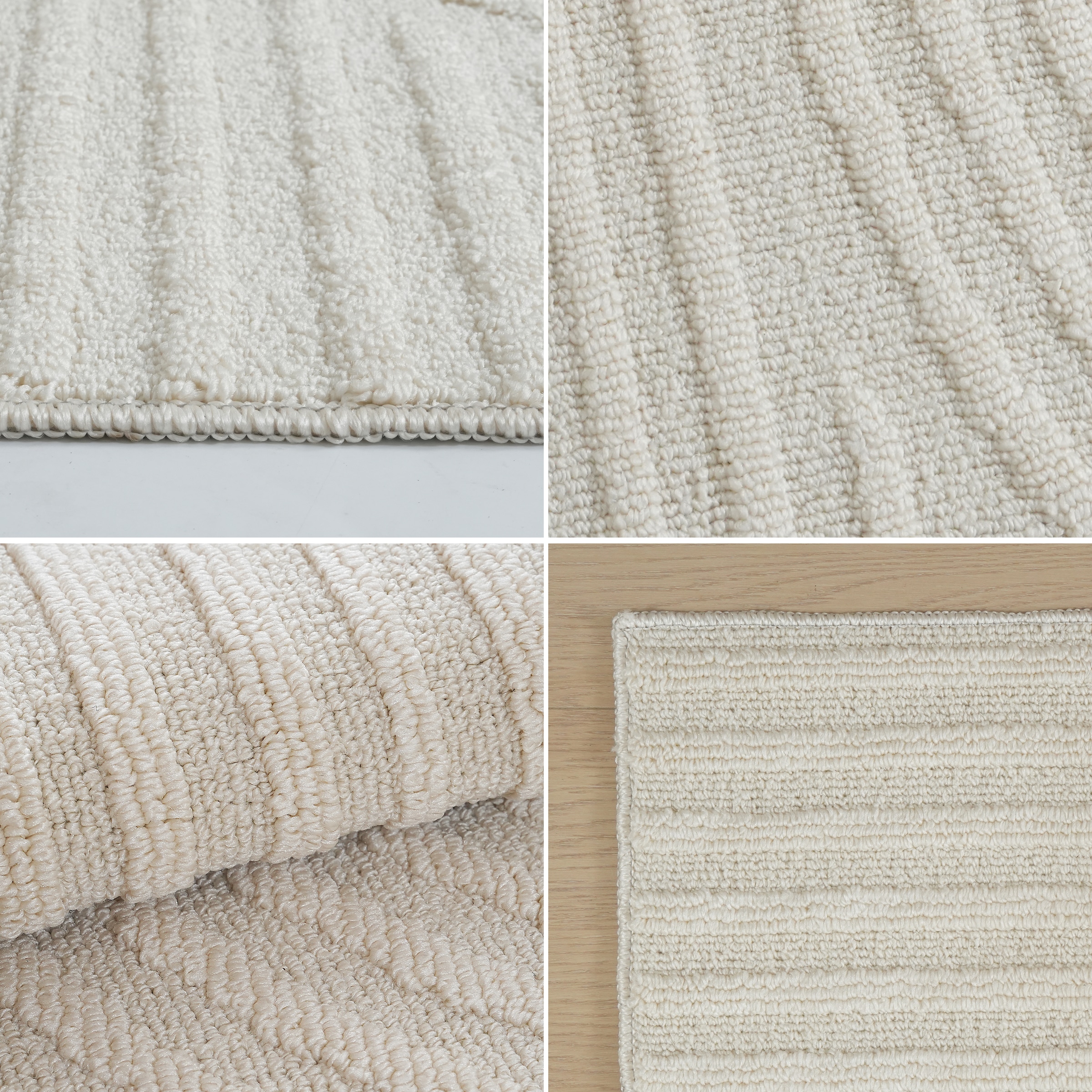 OTTO home Teppich »Jola, In- und Outdoor geeignet, Hoch-Tief-Design, Scandi« rechteckig 9 mm Höhe Hoch-Tief-Struktur, Zen, Wetterfest & UV-beständig, Balkon, Camping