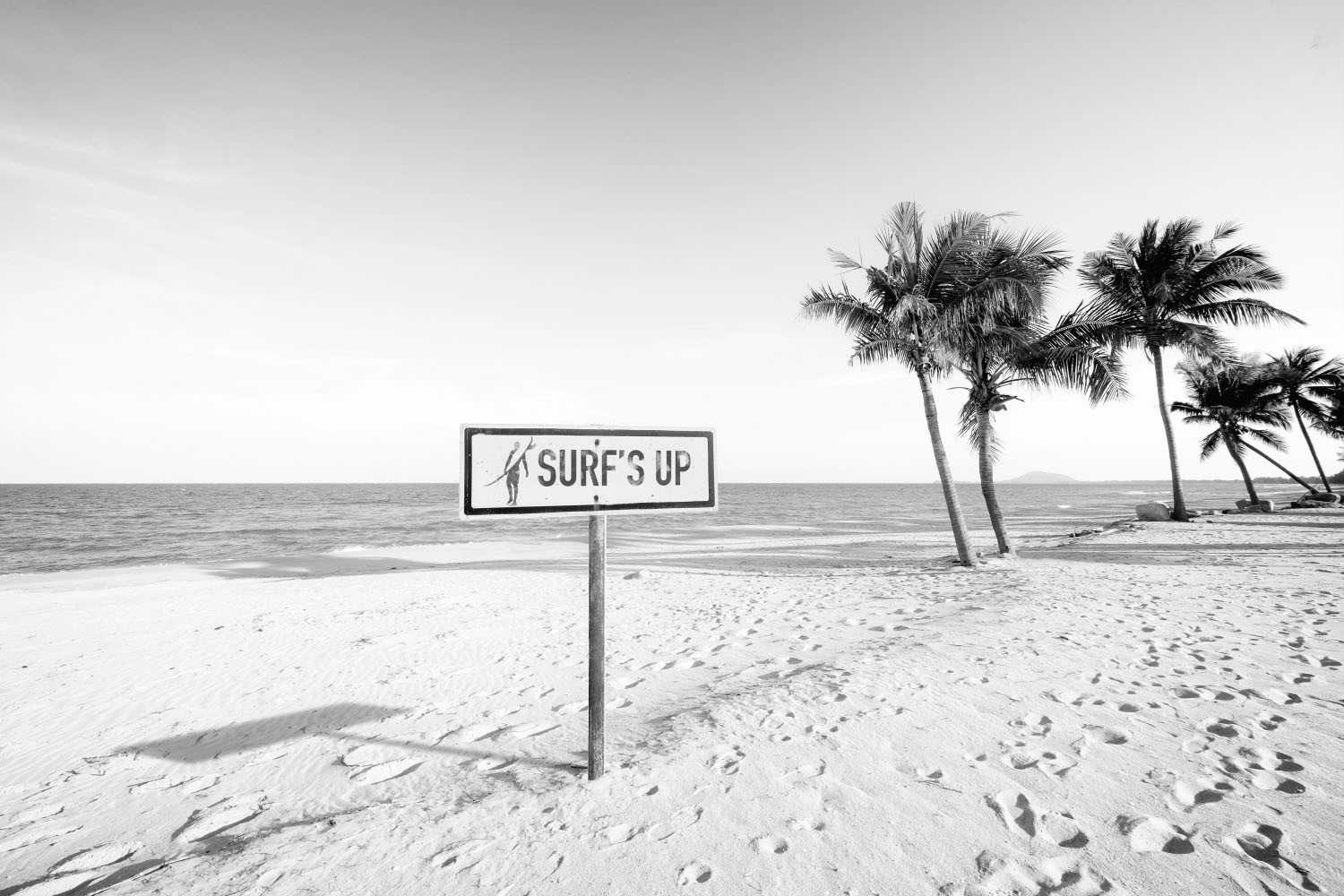 Acrylglasbild »Surf's up Strand«