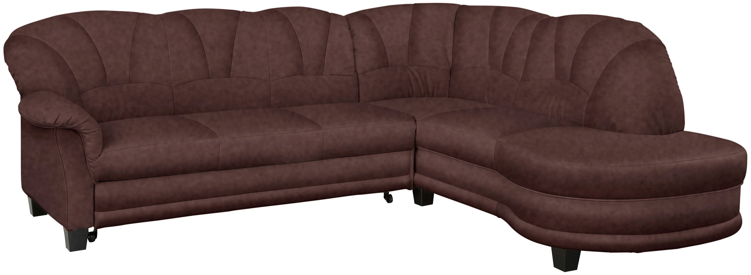 Home affaire Ecksofa »Camelita, Landhaus Sofa, 2 Varianten: Recamiere- oder Ottomane, L-Form«, wahlweise mit Bettfunktion